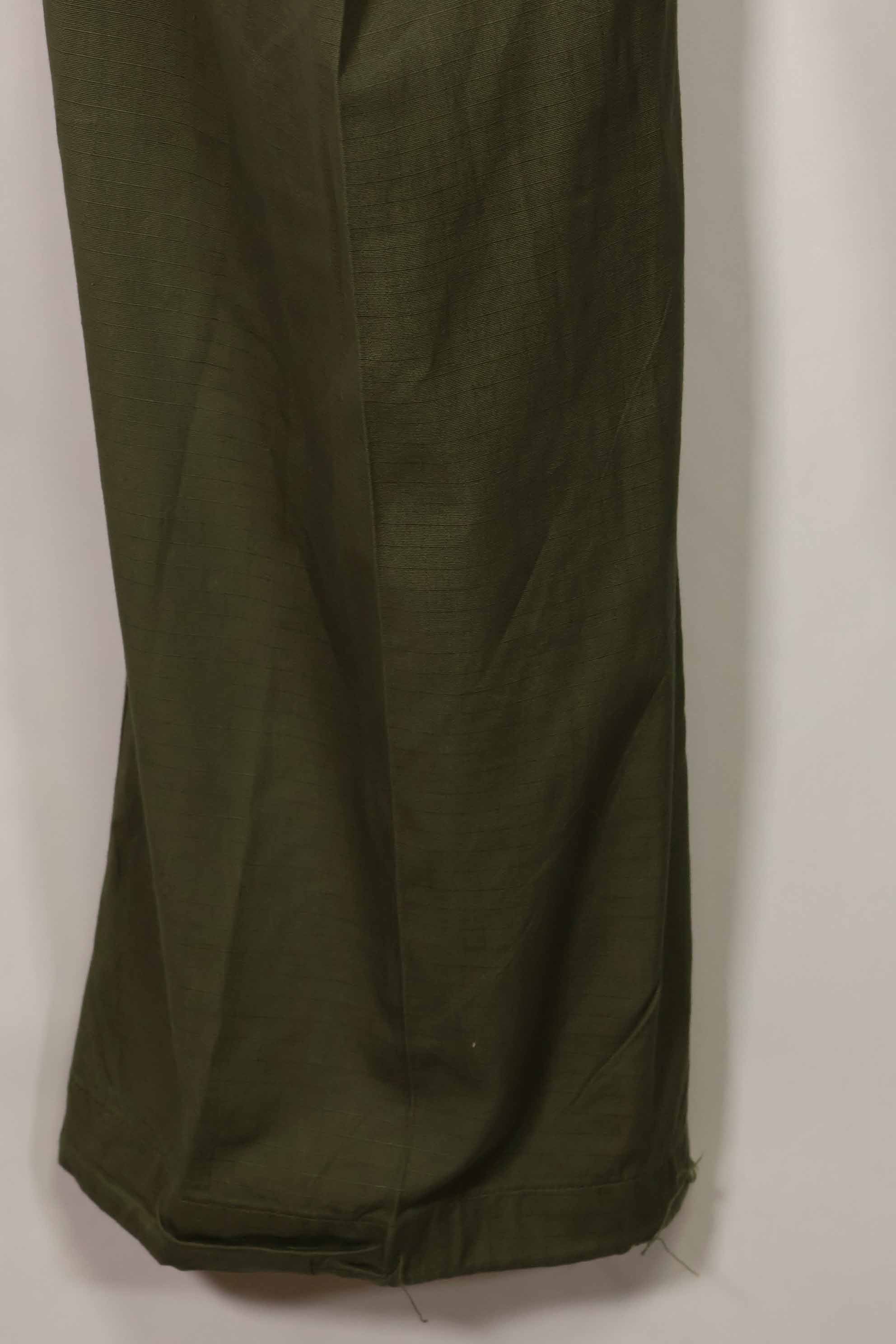 1969 Contract 4th Model Ripstop Jungle Fatigue Pants L-R Used