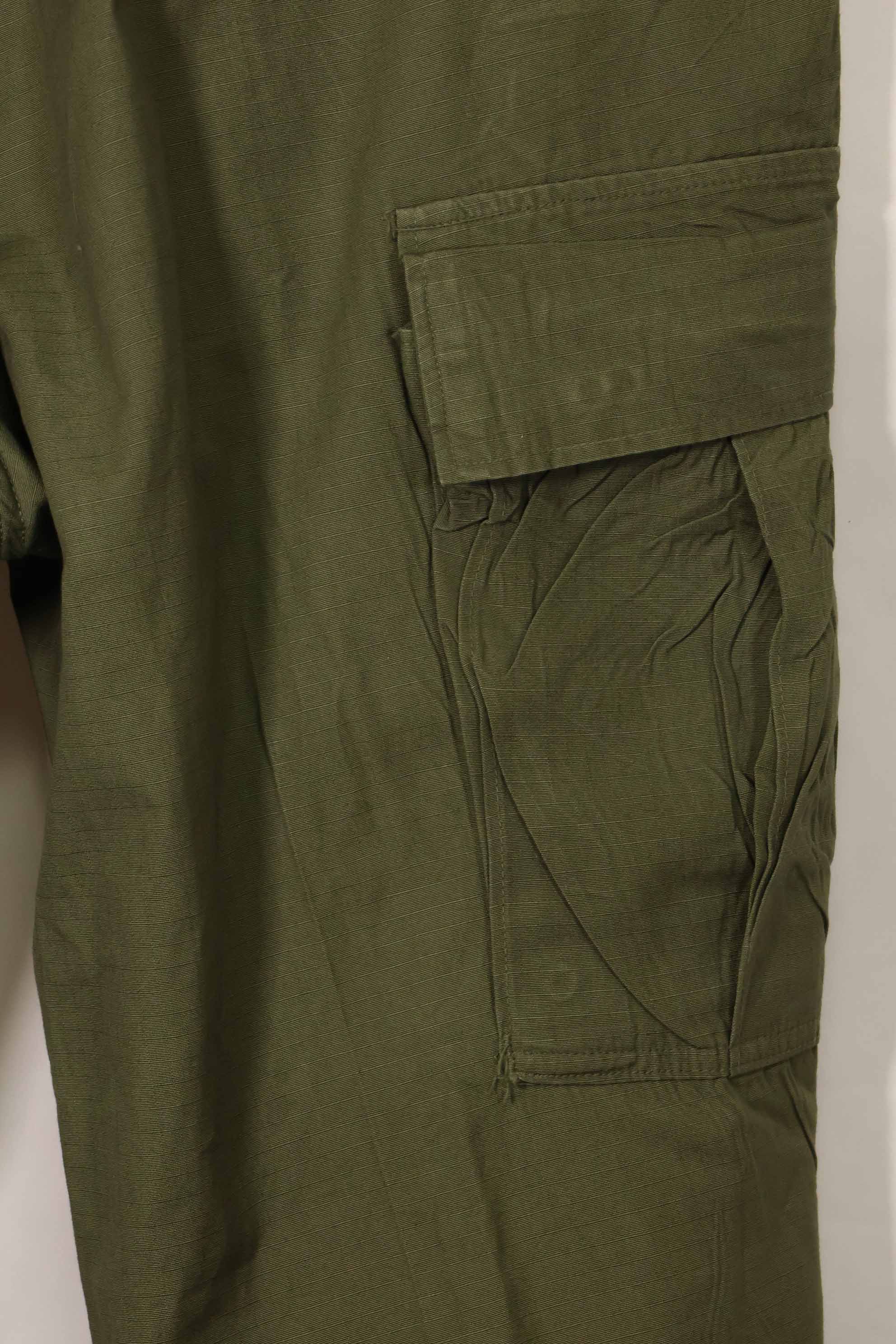 1969 Contract 4th Model Ripstop Jungle Fatigue Pants L-R Used