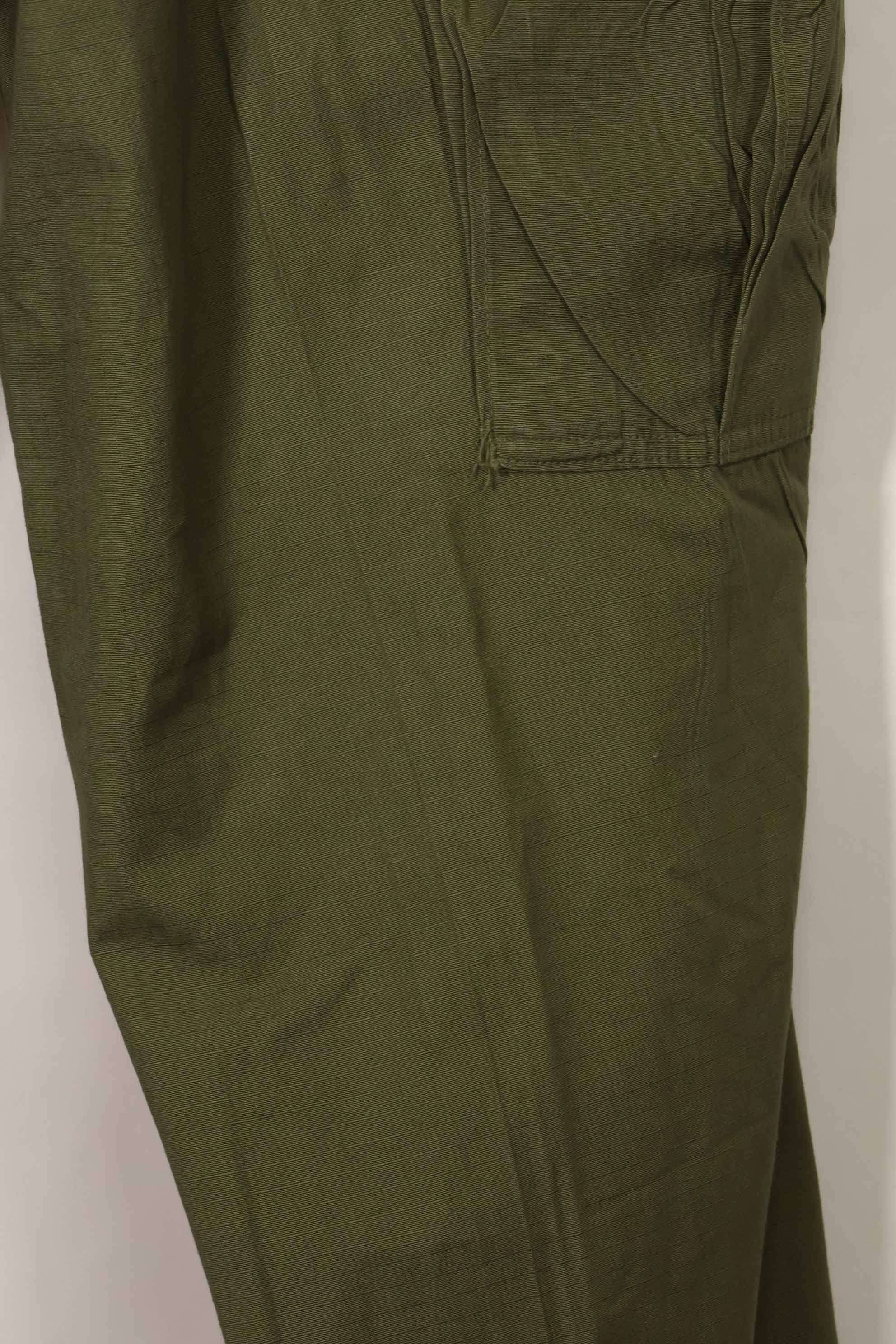 1969 Contract 4th Model Ripstop Jungle Fatigue Pants L-R Used