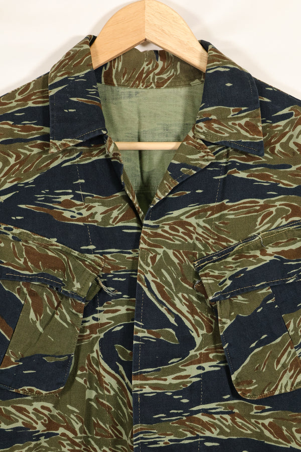 Estimated 1970s Silver Tiger Tiger Stripe Fatigue Jacket, used.