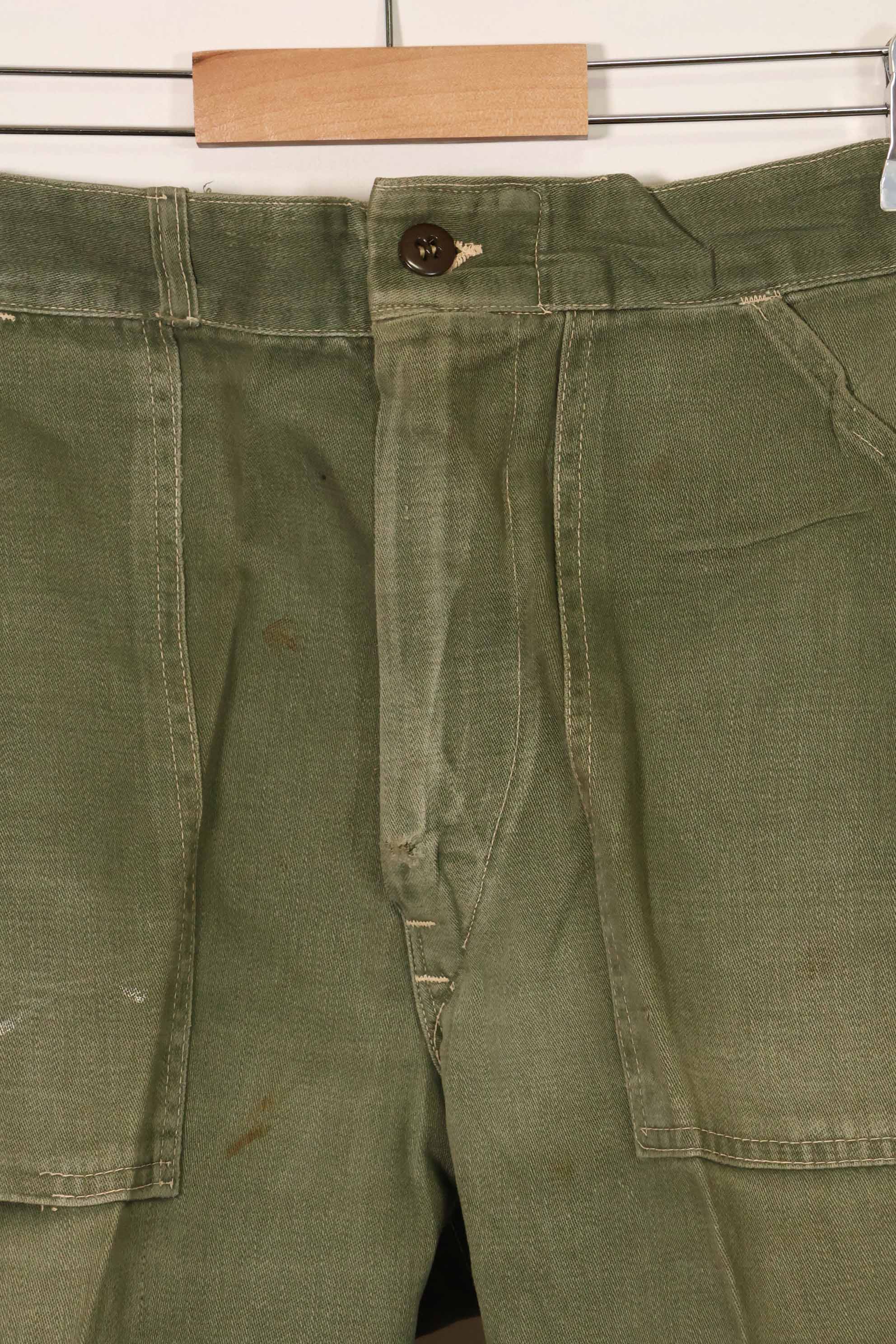 Early 1960s OG-107 Utility Uniform Baker Pants Modified 82nd Airborne Division F