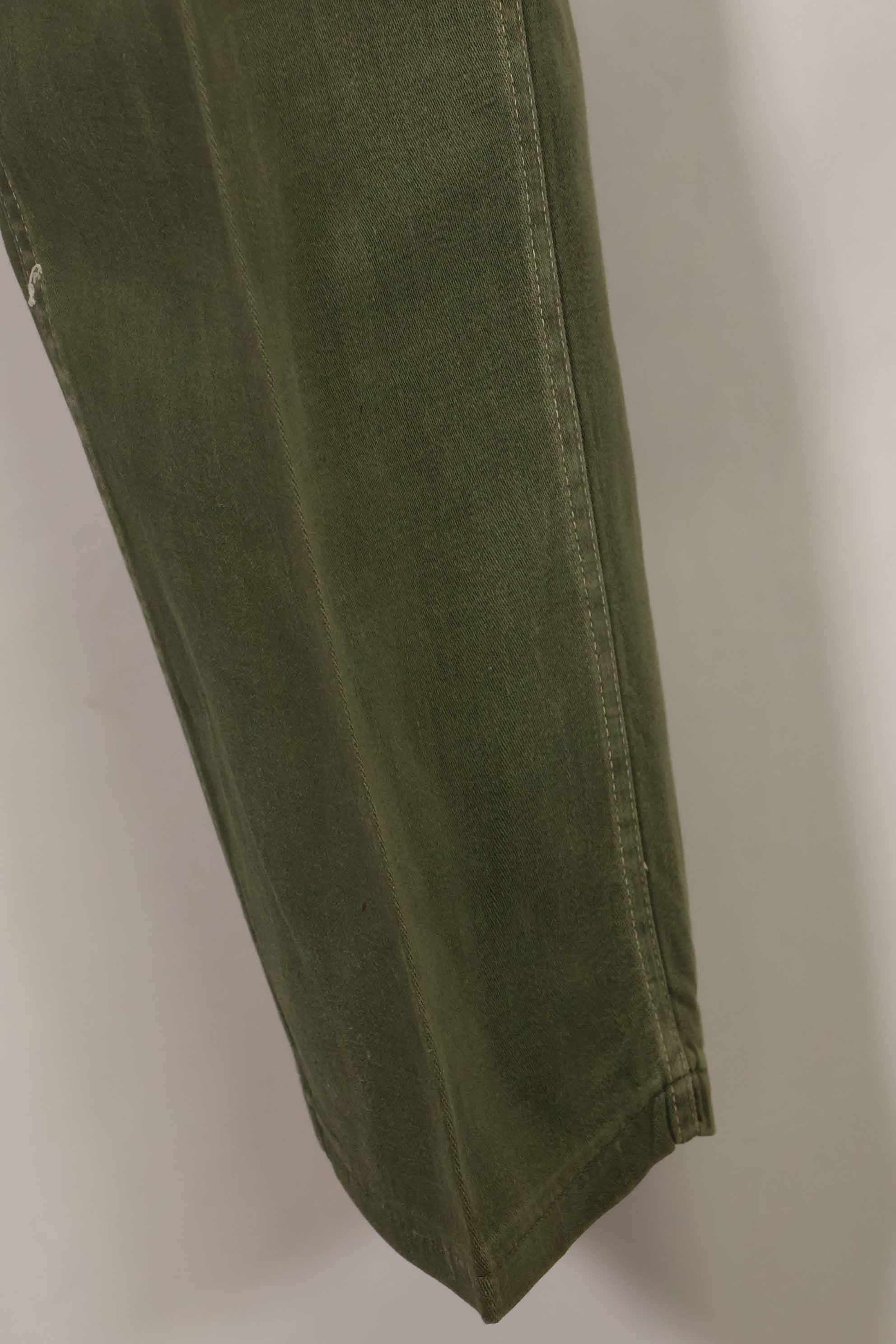 Early 1960s OG-107 Utility Uniform Baker Pants Modified 82nd Airborne Division F