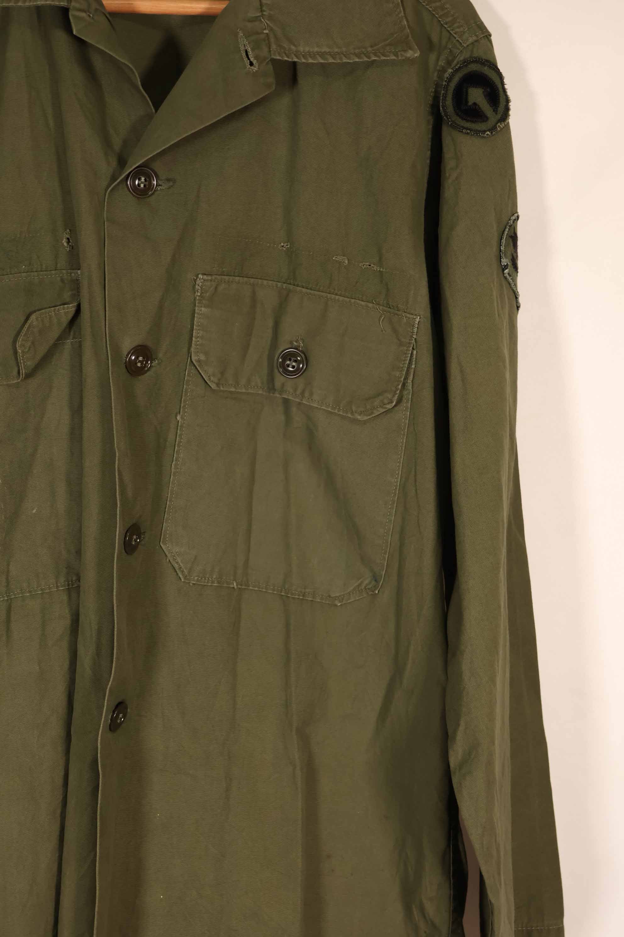 Real 1960s Poplin OG-107 Utility Shirt E