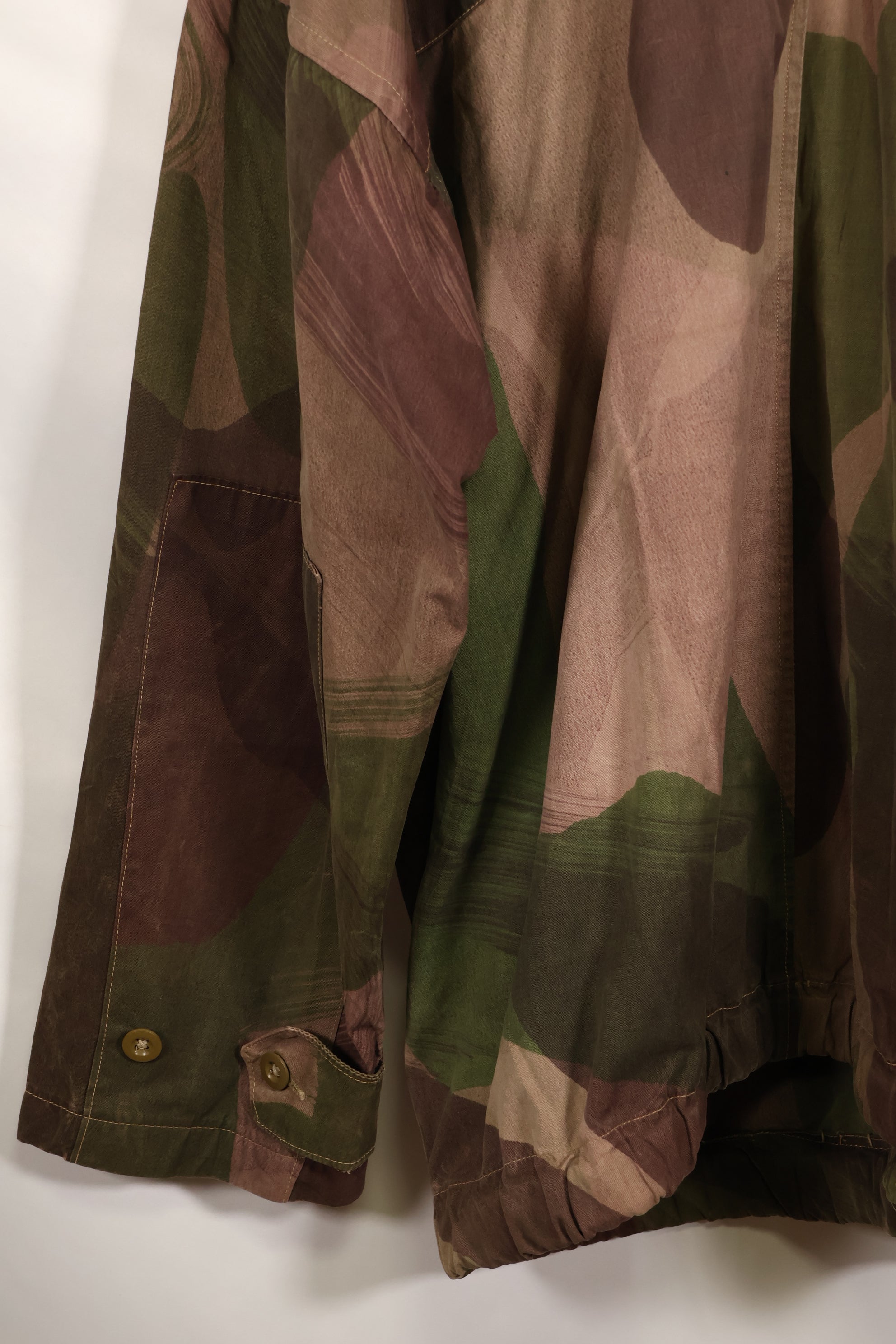 1943 British Army SAS WINDPROOF Smock Zipper Modified Indochina War Used