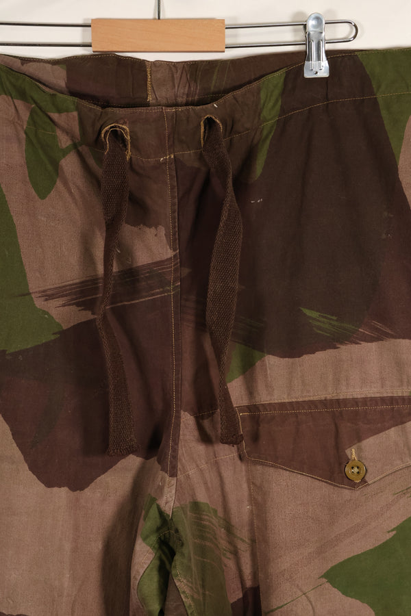 Real British Army SAS Trousers WINDPROOF Camouflage Pants Size No.5 Used