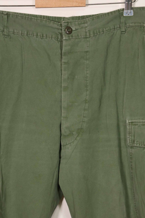 1967 Contract 3rd Model Non Ripstop Jungle Fatigue Pants X-L-R Used