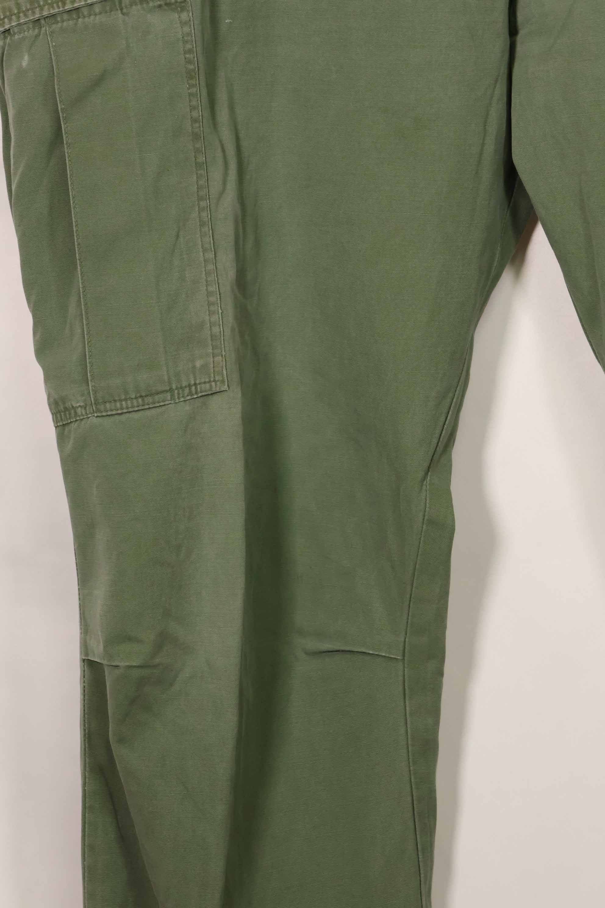 1967 Contract 3rd Model Non Ripstop Jungle Fatigue Pants X-L-R Used