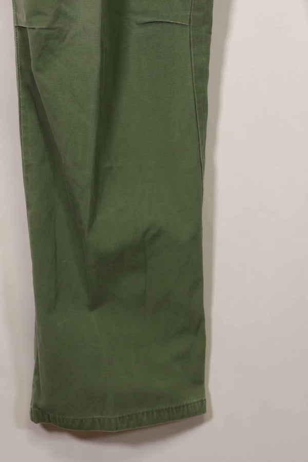 1967 Contract 3rd Model Non Ripstop Jungle Fatigue Pants X-L-R Used