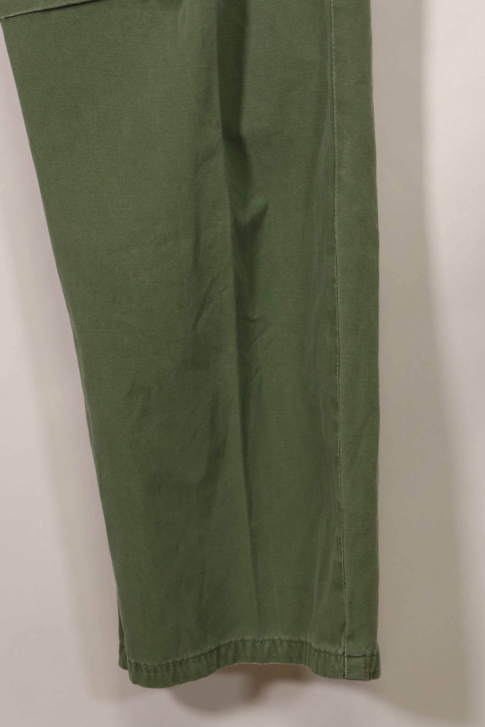 1967 Contract 3rd Model Non Ripstop Jungle Fatigue Pants X-L-R Used