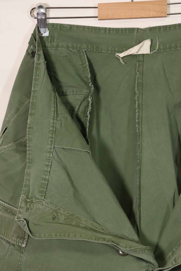 1967 Contract 3rd Model Non Ripstop Jungle Fatigue Pants X-L-R Used