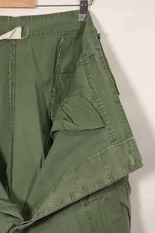1967 Contract 3rd Model Non Ripstop Jungle Fatigue Pants X-L-R Used