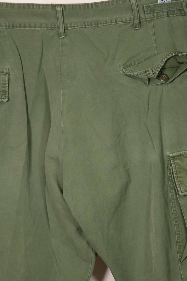 1967 Contract 3rd Model Non Ripstop Jungle Fatigue Pants X-L-R Used