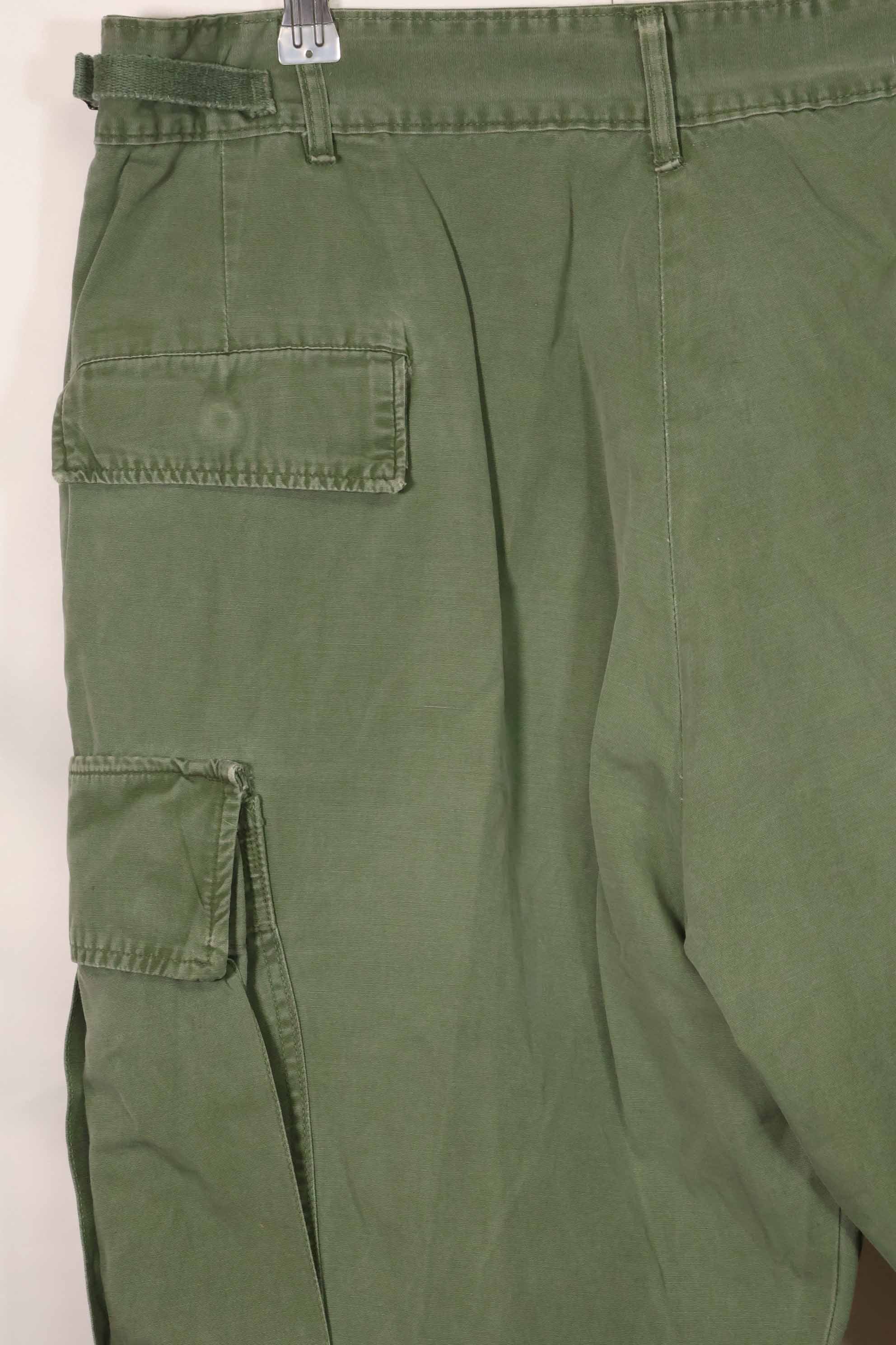 1967 Contract 3rd Model Non Ripstop Jungle Fatigue Pants X-L-R Used