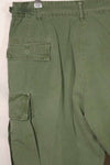 1967 Contract 3rd Model Non Ripstop Jungle Fatigue Pants X-L-R Used