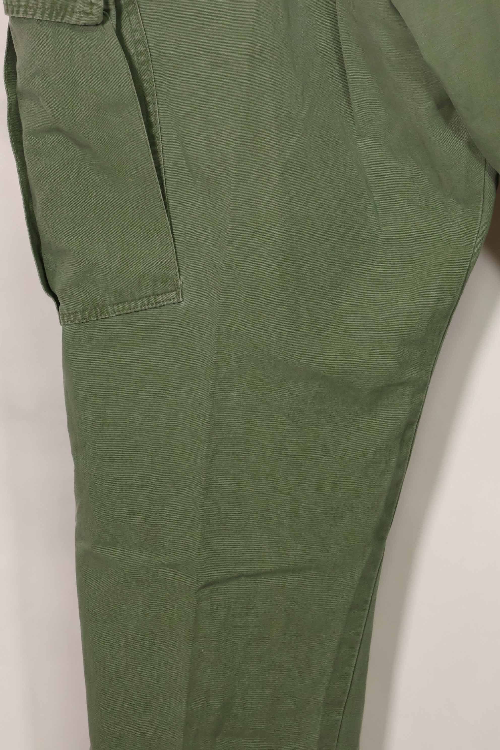 1967 Contract 3rd Model Non Ripstop Jungle Fatigue Pants X-L-R Used