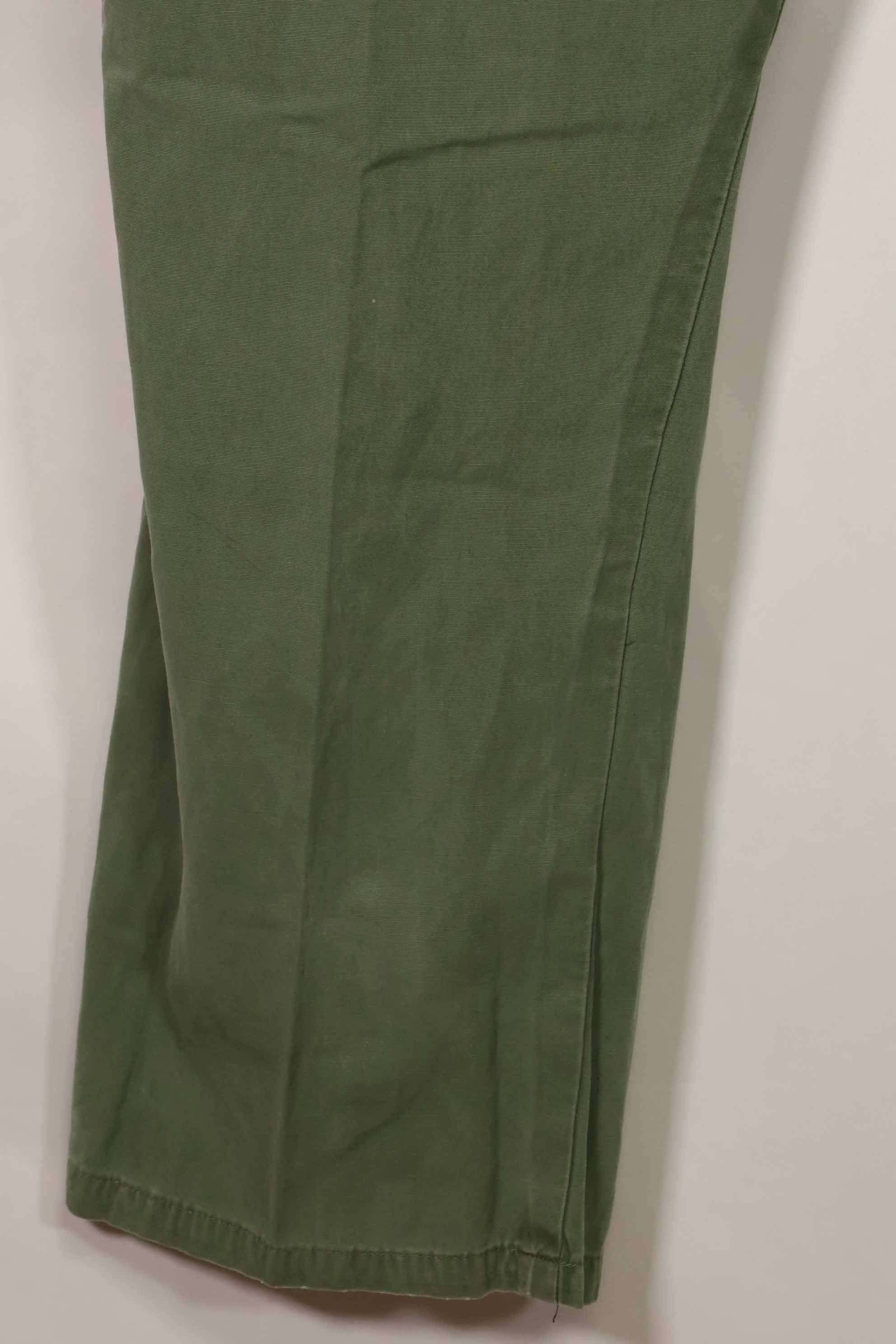 1967 Contract 3rd Model Non Ripstop Jungle Fatigue Pants X-L-R Used