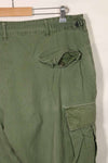 1967 Contract 3rd Model Non Ripstop Jungle Fatigue Pants X-L-R Used