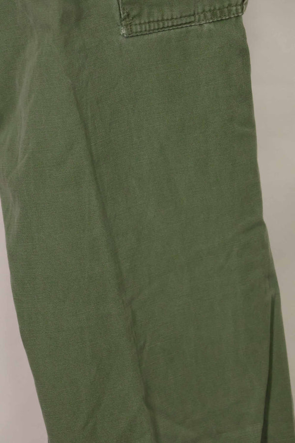 1967 Contract 3rd Model Non Ripstop Jungle Fatigue Pants X-L-R Used