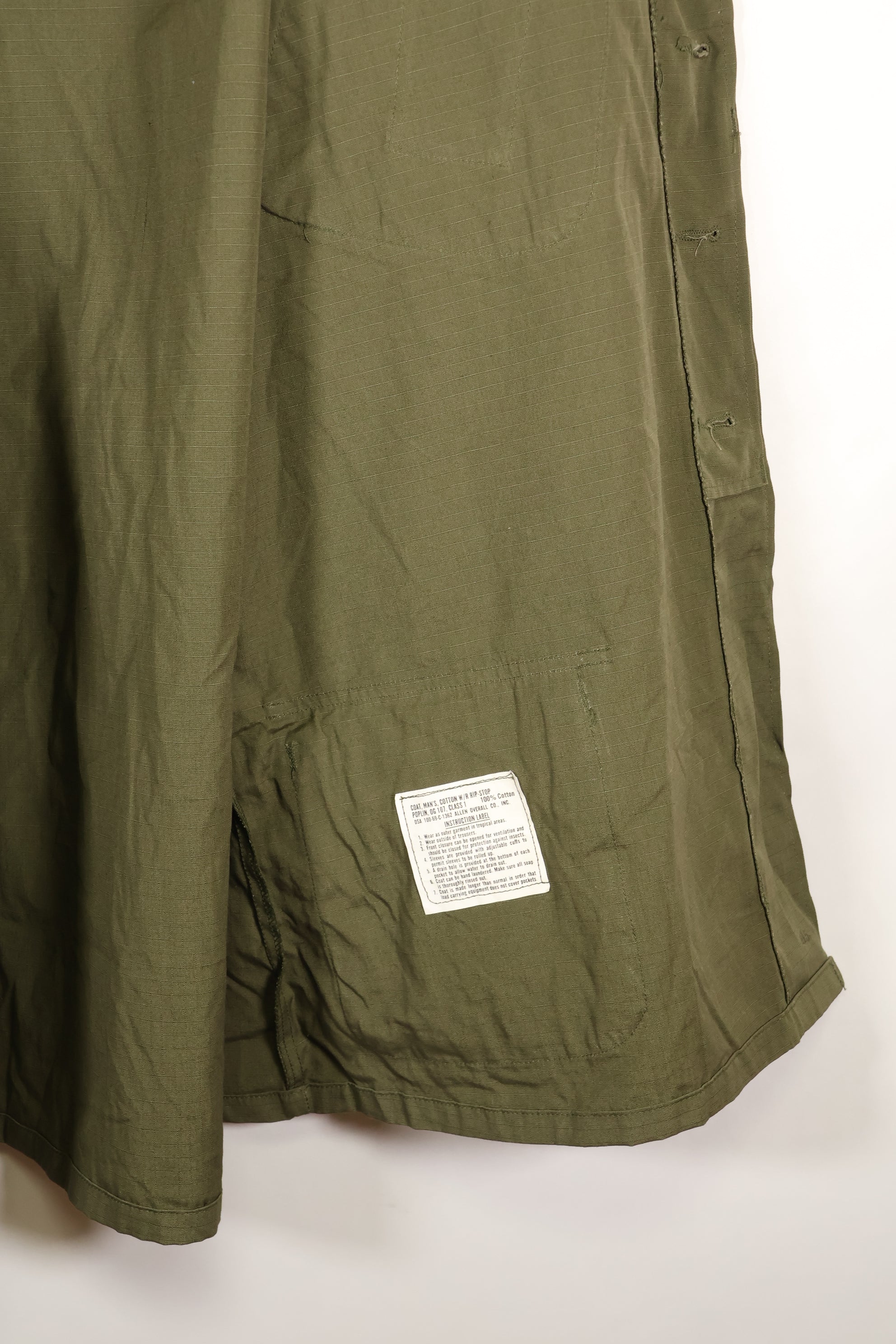 1969 Contract X-L-R Deadstock 4th Model Jungle Fatigue Jacket, Largest Size