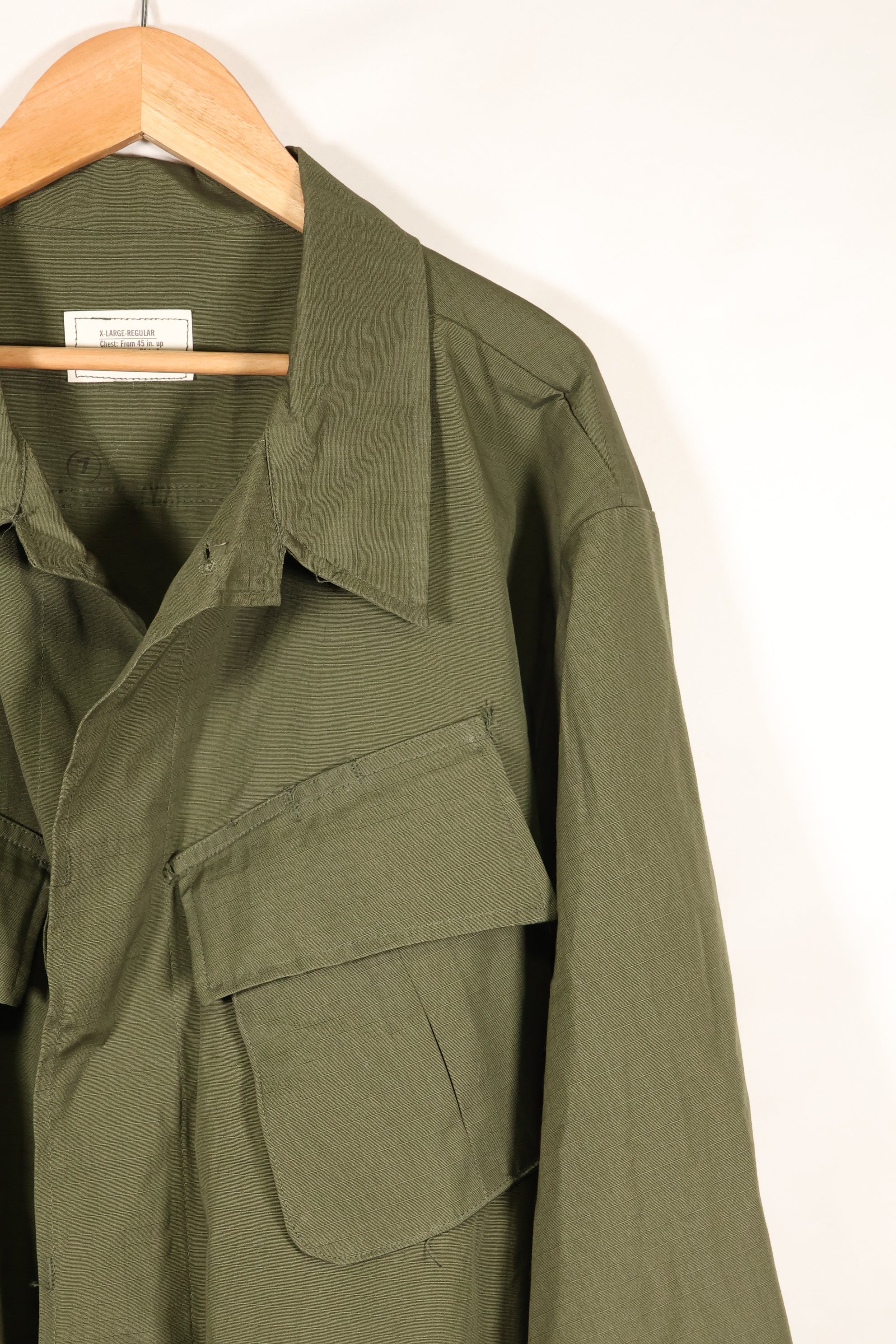 1970 Contract X-L-R Deadstock 4th Model Jungle Fatigue Jacket, Largest Size