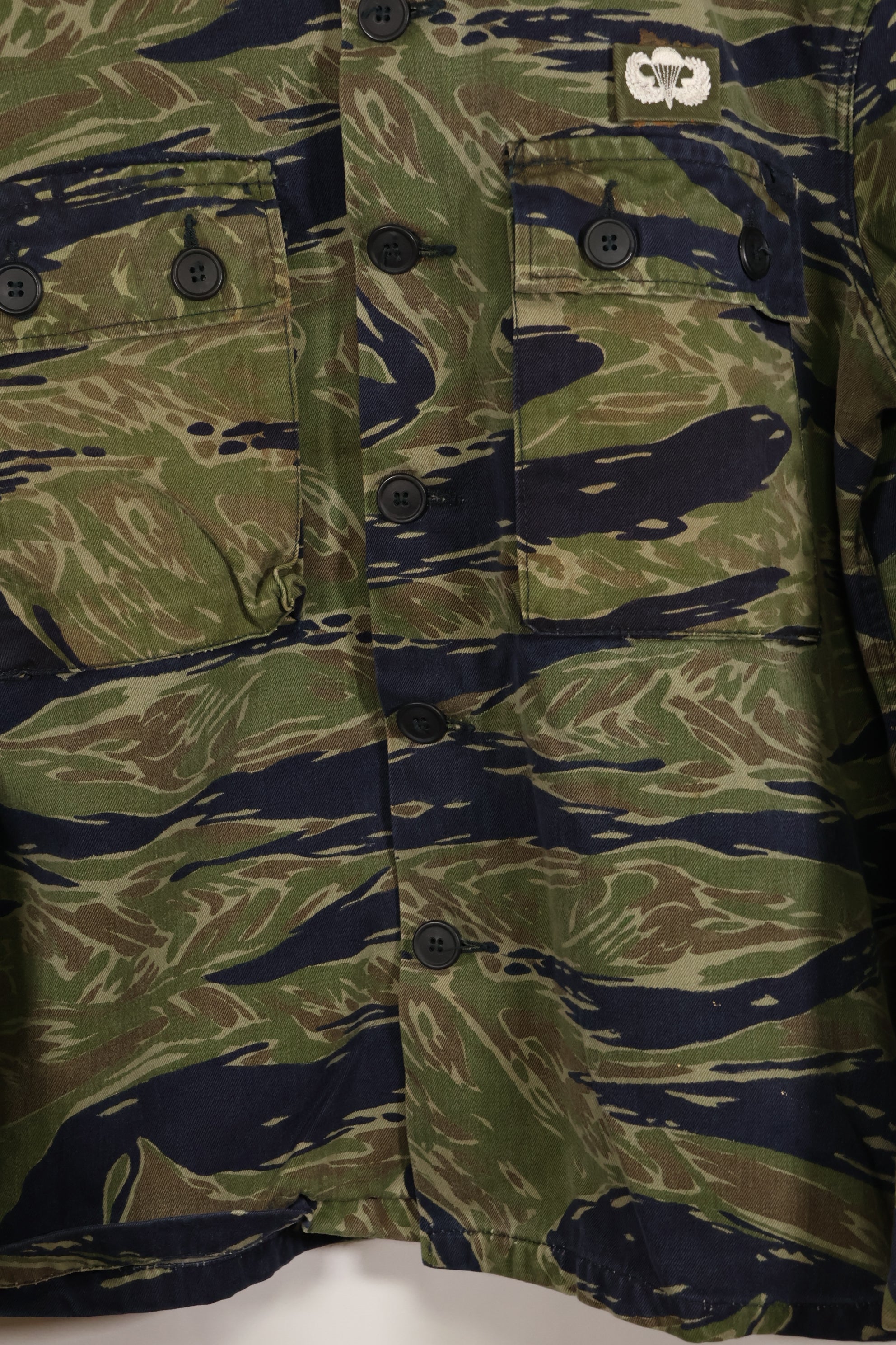 Actual TO78 A-L Okinawa Tiger Tiger Stripe Shirt Used