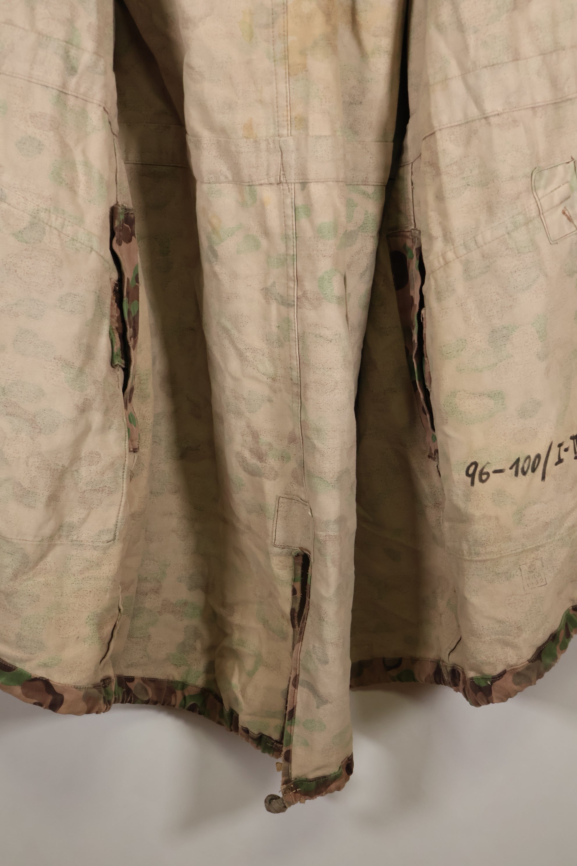 1960s–70s: M57 Austrian Army P-Pattern Camouflage Hoodie, Used, Grade A
