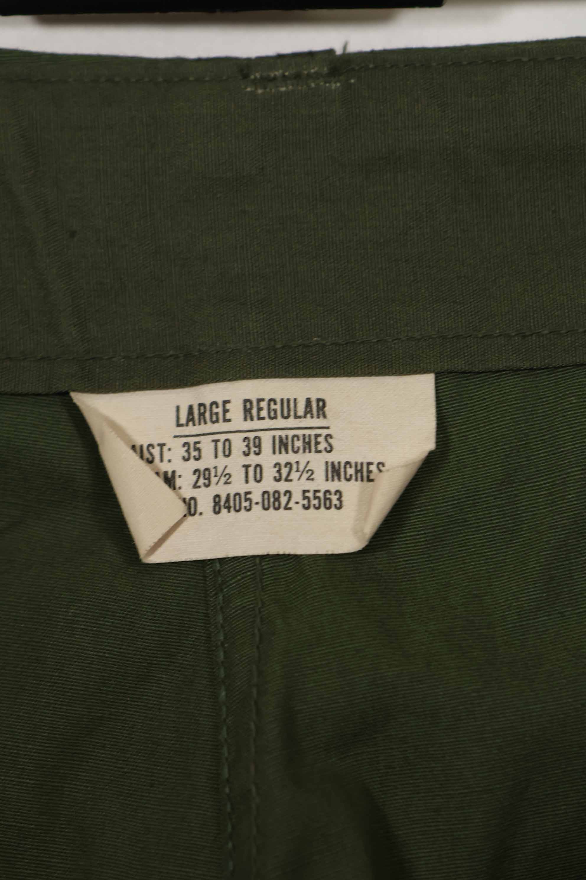 1966-1967 Deadstock 3rd Model Jungle Fatigue Pants L-R