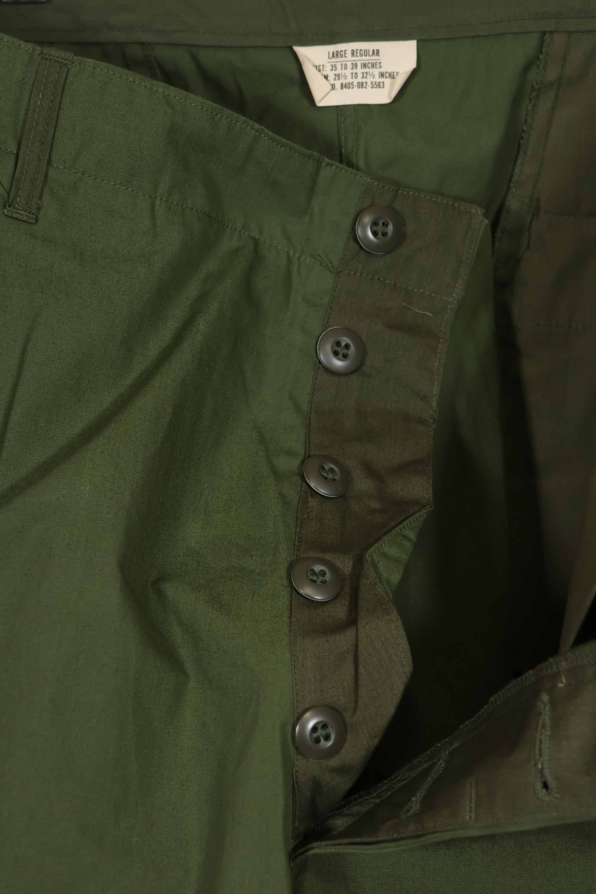 1966-1967 Deadstock 3rd Model Jungle Fatigue Pants L-R