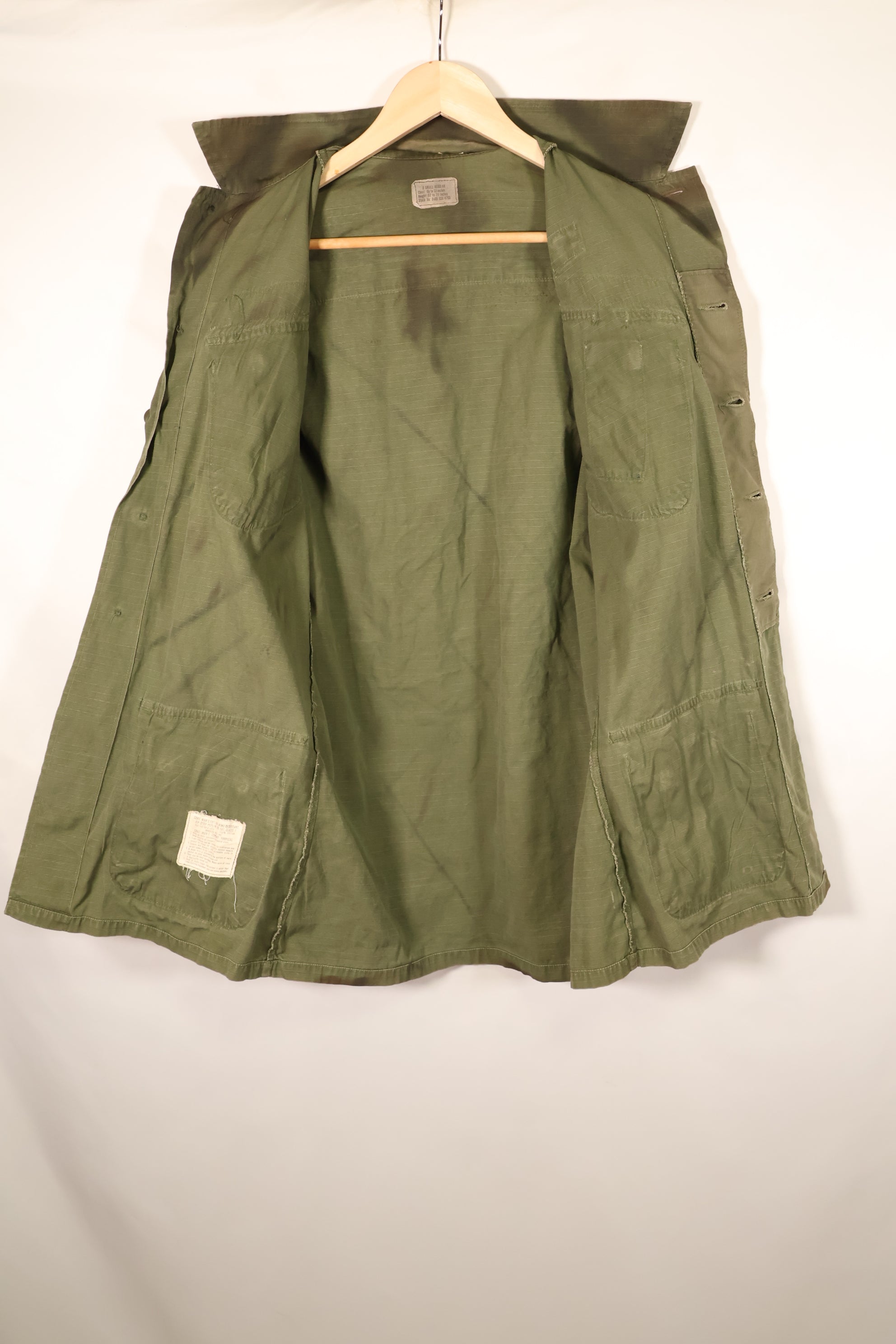1969 Contract, X-S-R, Based on the Original Jacket, MACV SOG, Spray-Painted Jacket, Replica, Manufactured by MILITARIA 1911, Used Item