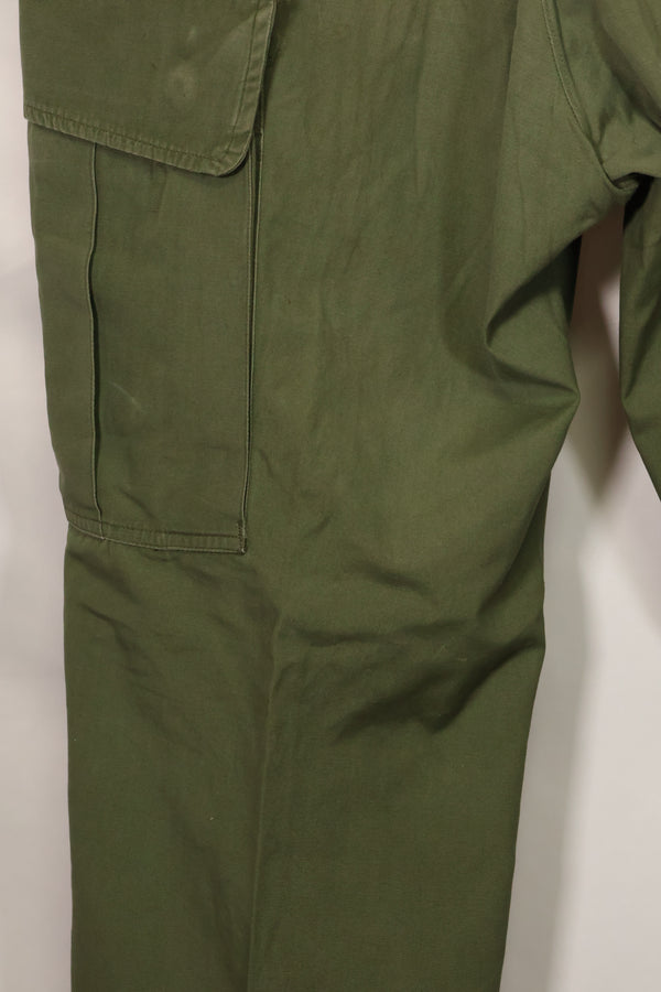 1967 Contract 3rd Model Non Ripstop Jungle Fatigue Pants L-L Used B