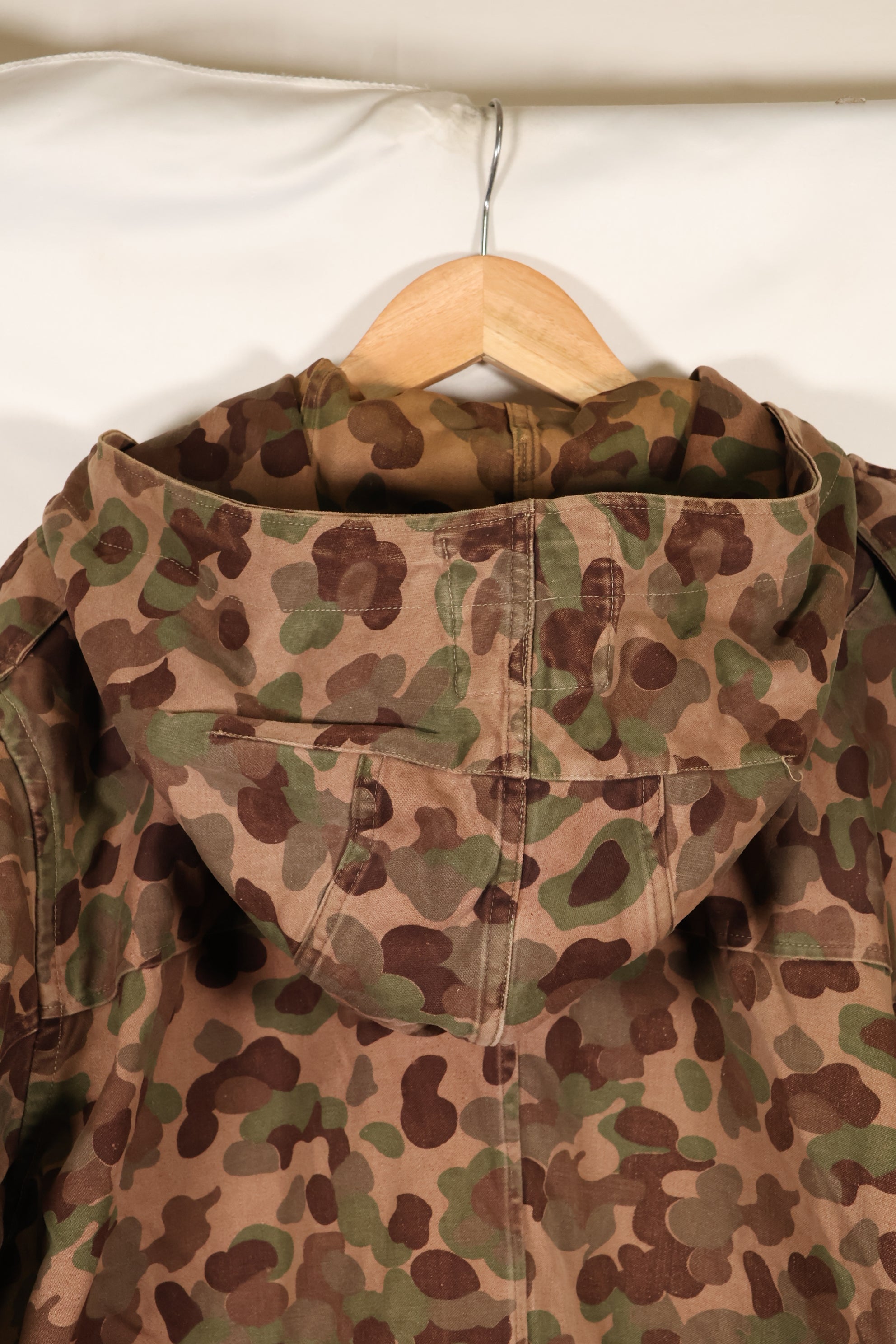 1960s–70s: M57 Austrian Army P-Pattern Camouflage Hoodie, Used, Size B