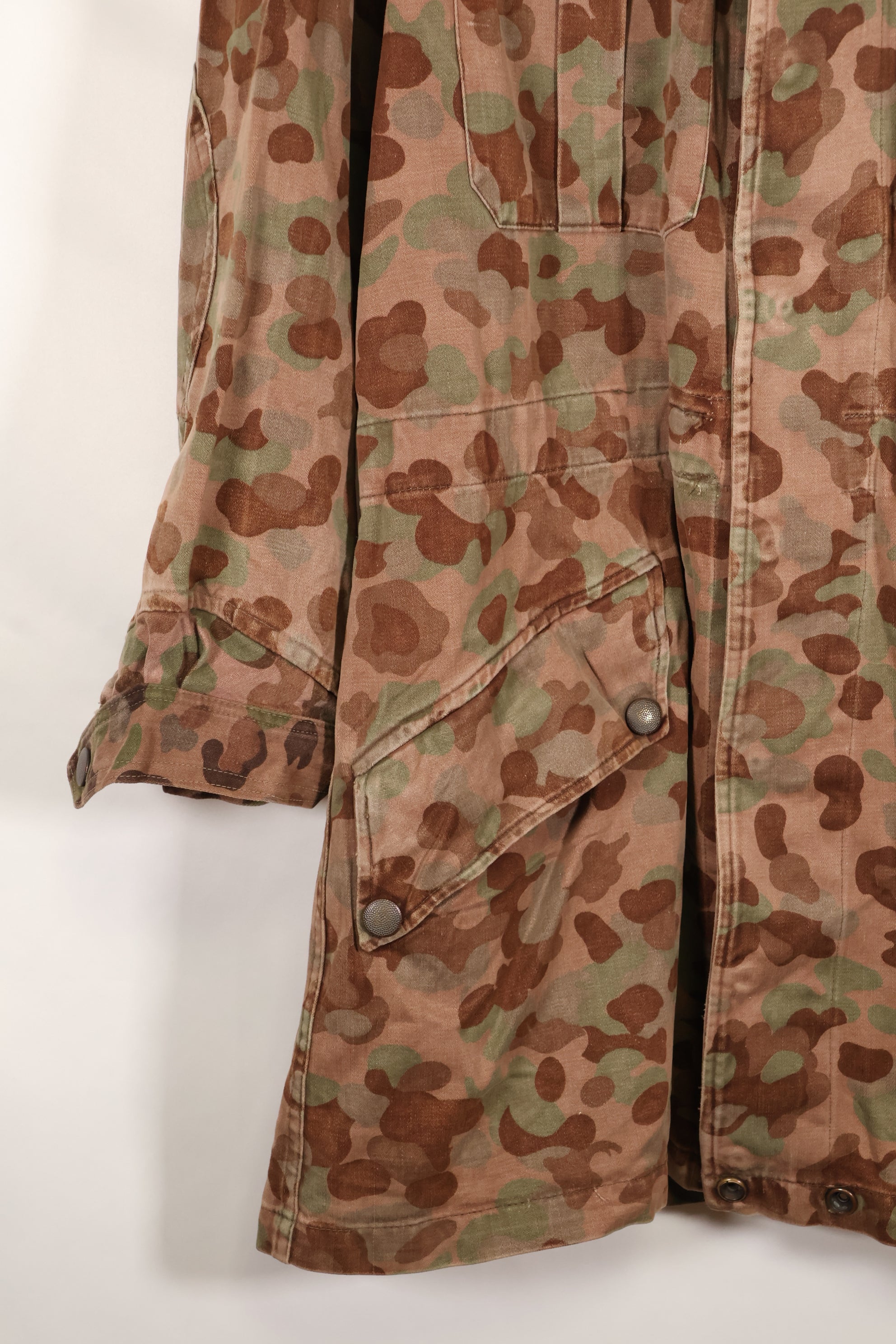 1960s–70s M57 Austrian Army P-Pattern Camouflage Hoodie, Used, Size C