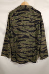 Actual Late War Pattern US-L Tiger Stripe Shirt, almost never used.