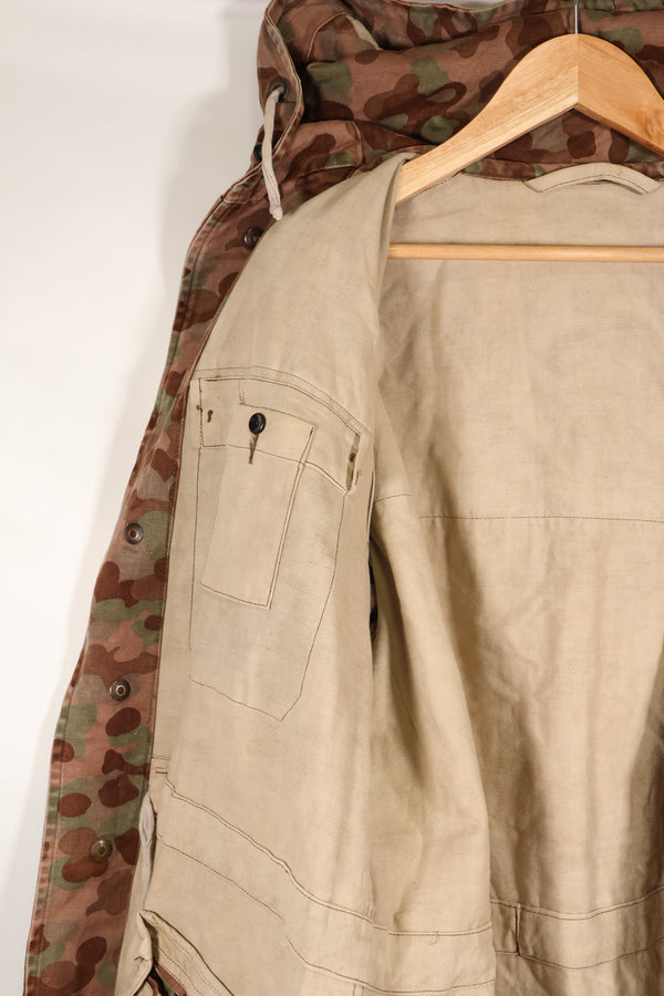 1960s–70s M57 Austrian Army P-Pattern Camouflage Hoodie, Used, Size C