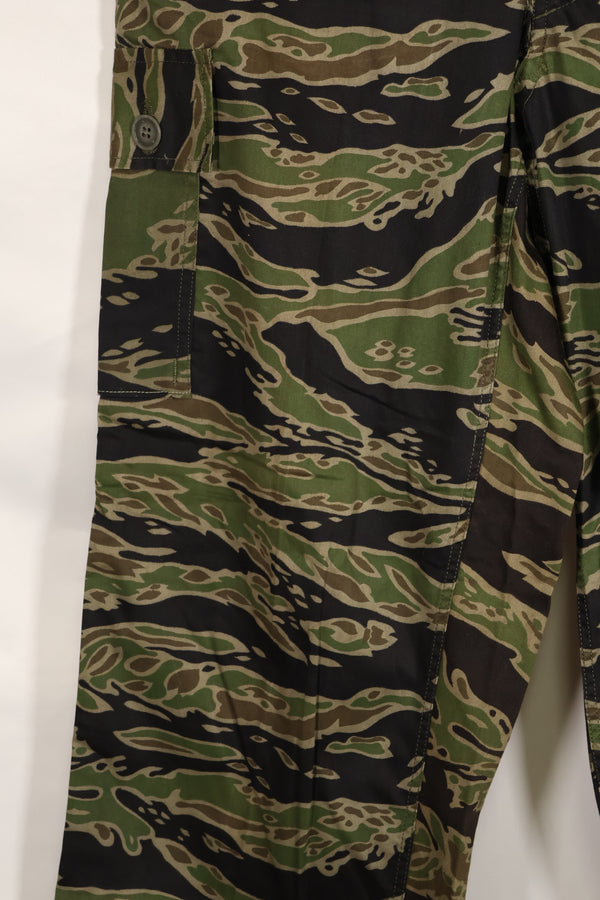 Actual Late War Pattern Presumed US-M Tiger Stripe Pants, almost unused, with name