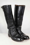 1960's West German Police Riding Boots, Scuffed, Used.