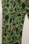 1960s-70s Korean military frogskin camouflage pants, baker pants cut, used C