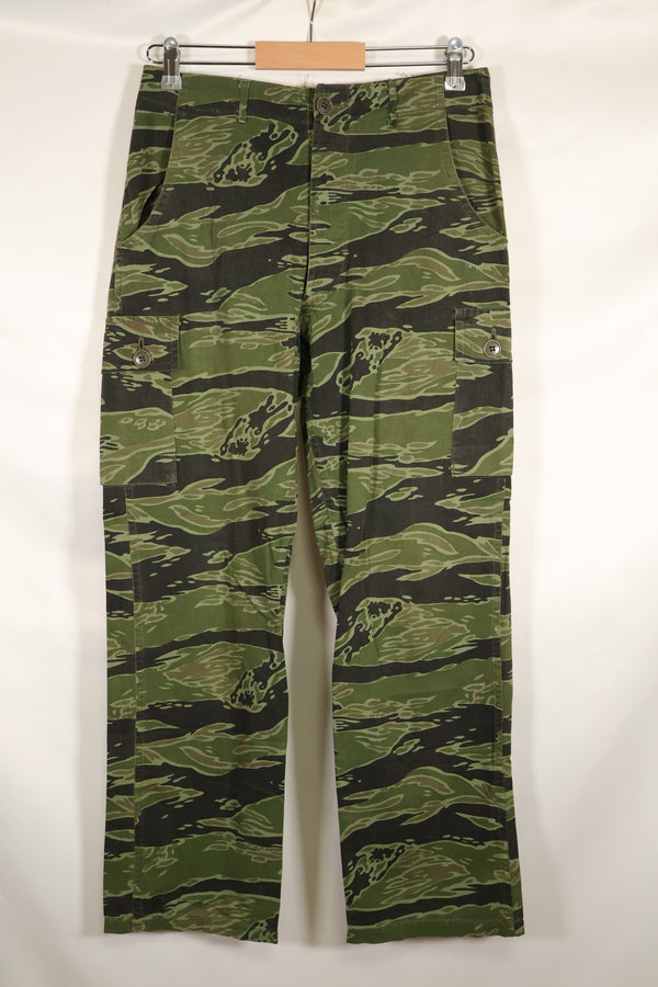 Real Late War Pattern US Size Tiger Stripe Shirt Dark Color Used