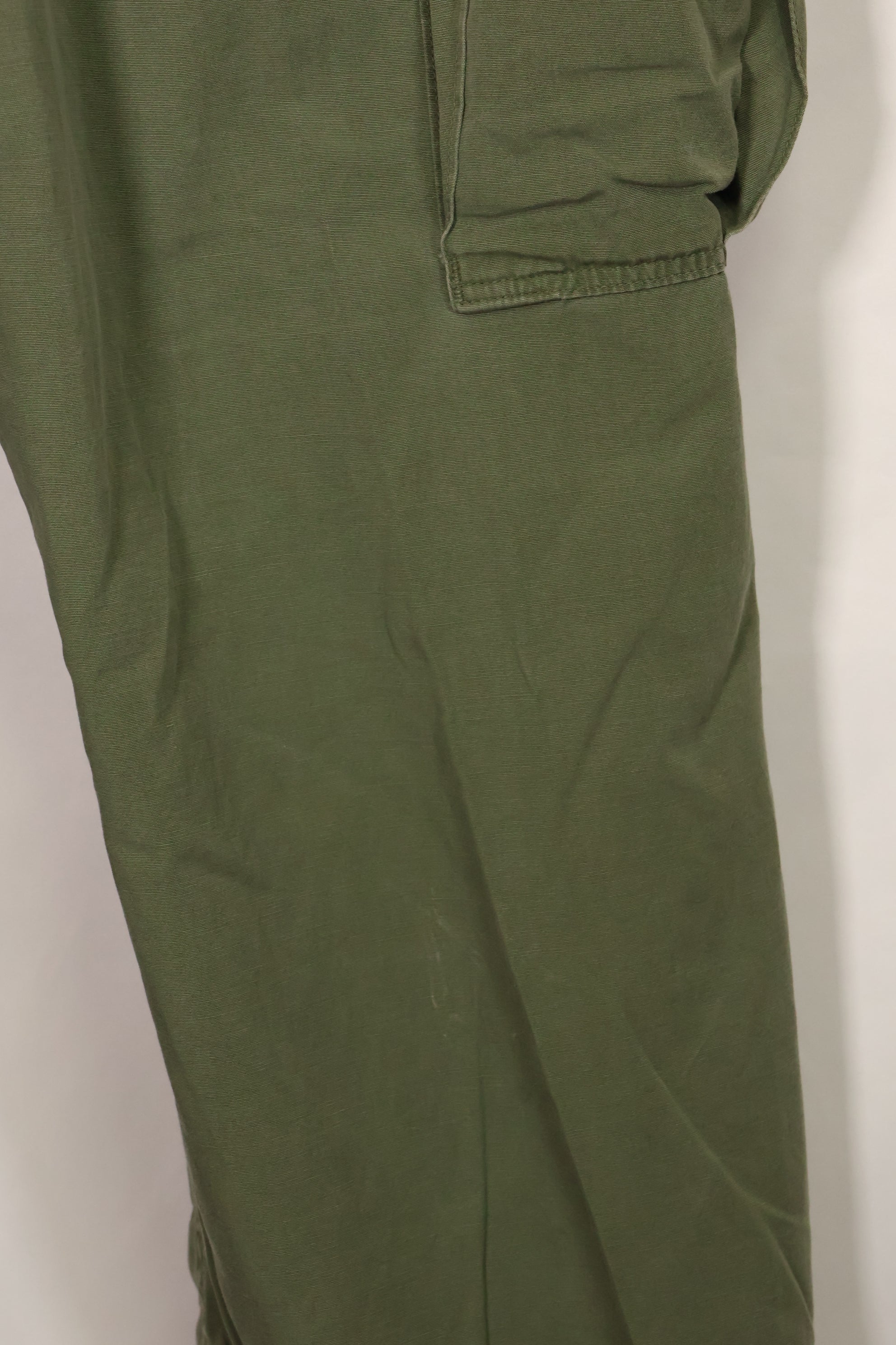 1967 Contract 3rd Model Non Ripstop Jungle Fatigue Pants L-S Used