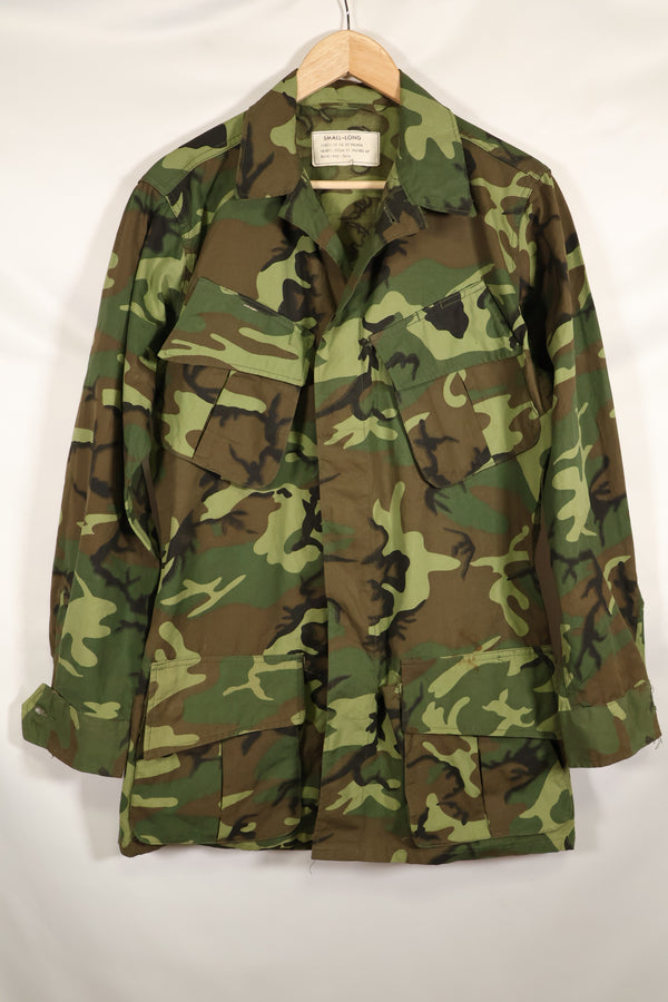 Circa 1966-67 Deadstock S-L Non Ripstop Early Print ERDL Fatigue Jacket