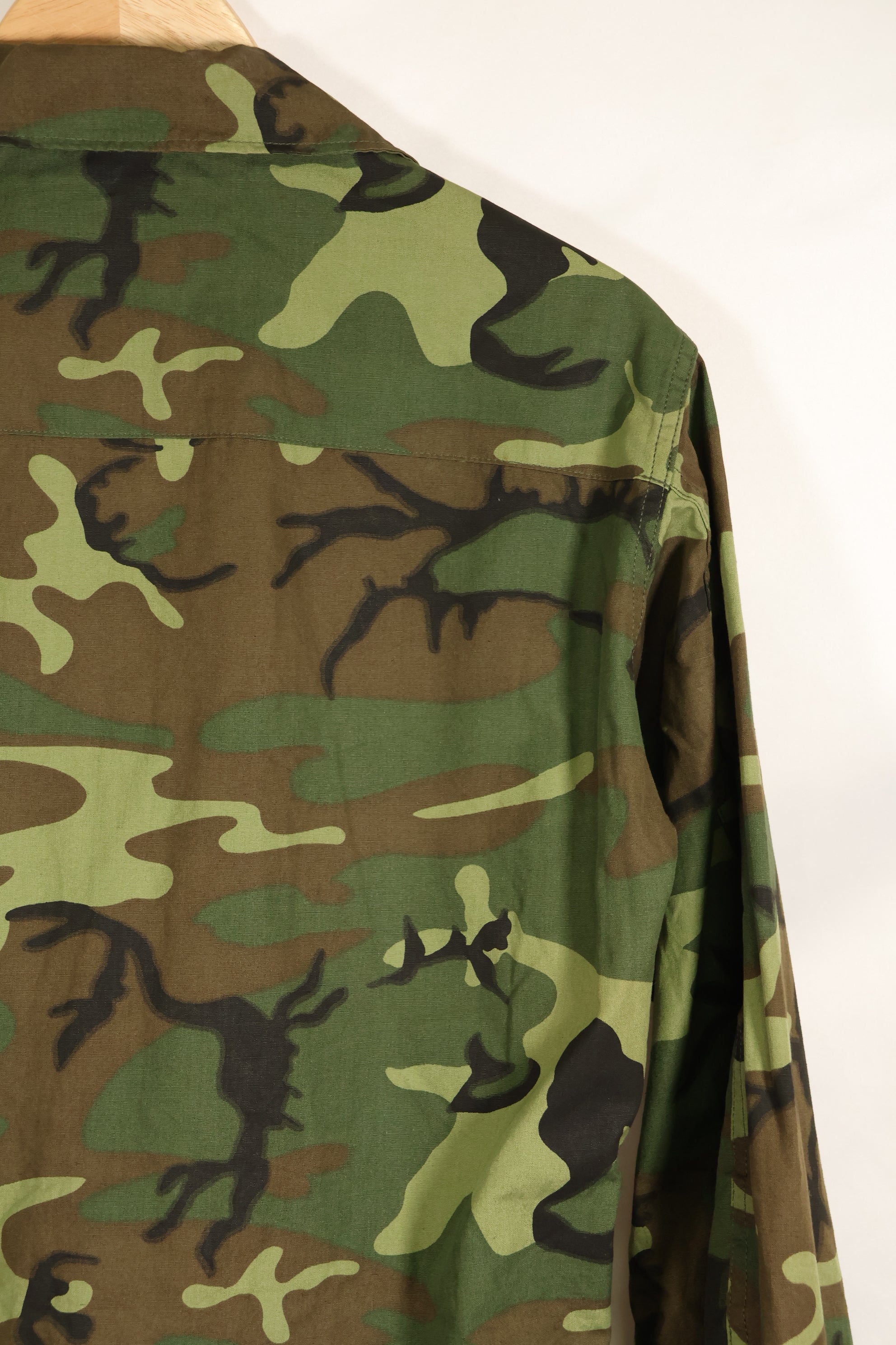 Circa 1966-67 Deadstock S-L Non Ripstop Early Print ERDL Fatigue Jacket