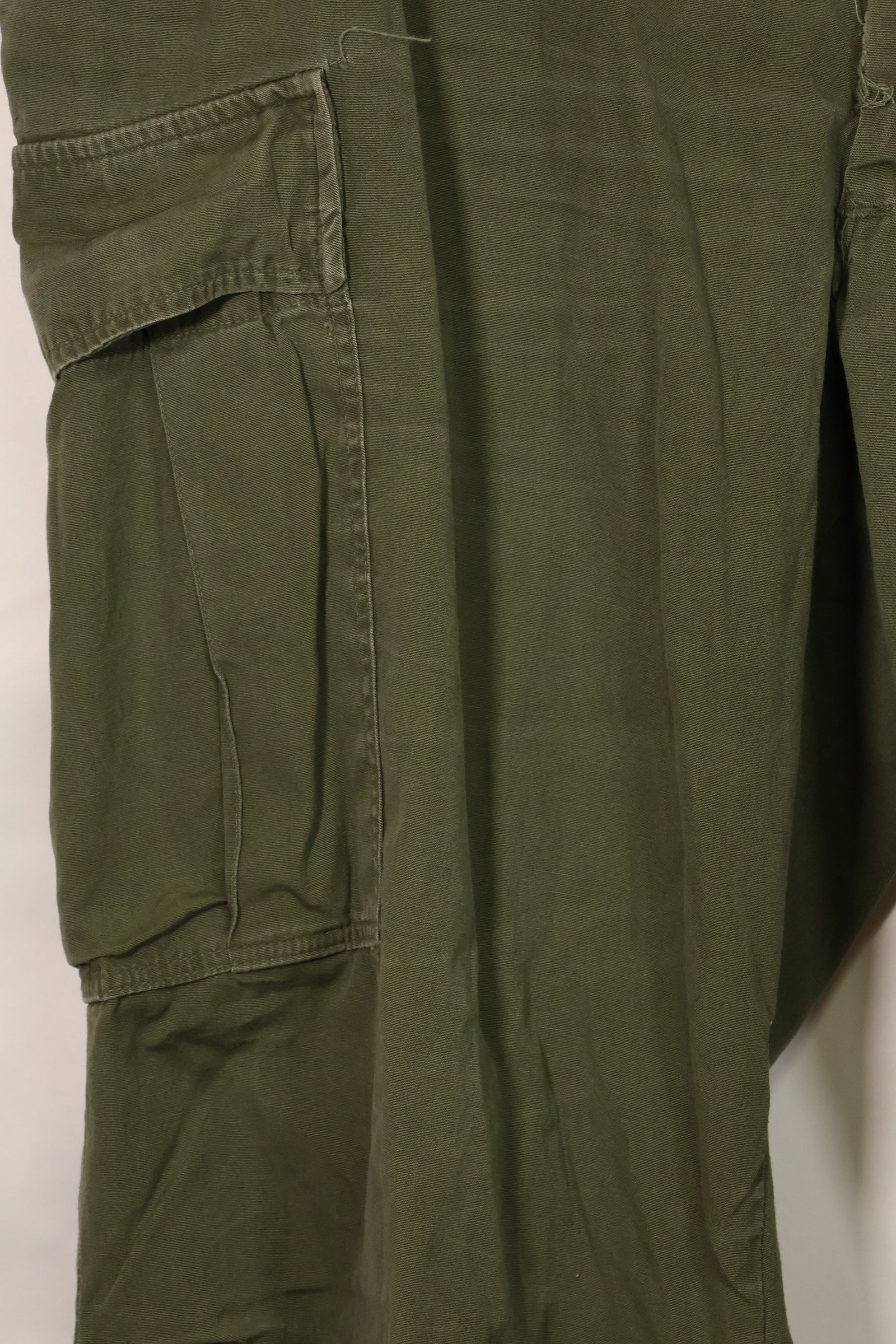 1967 Contract 3rd Model Non Ripstop Jungle Fatigue Pants Size Tag Unreadable Used