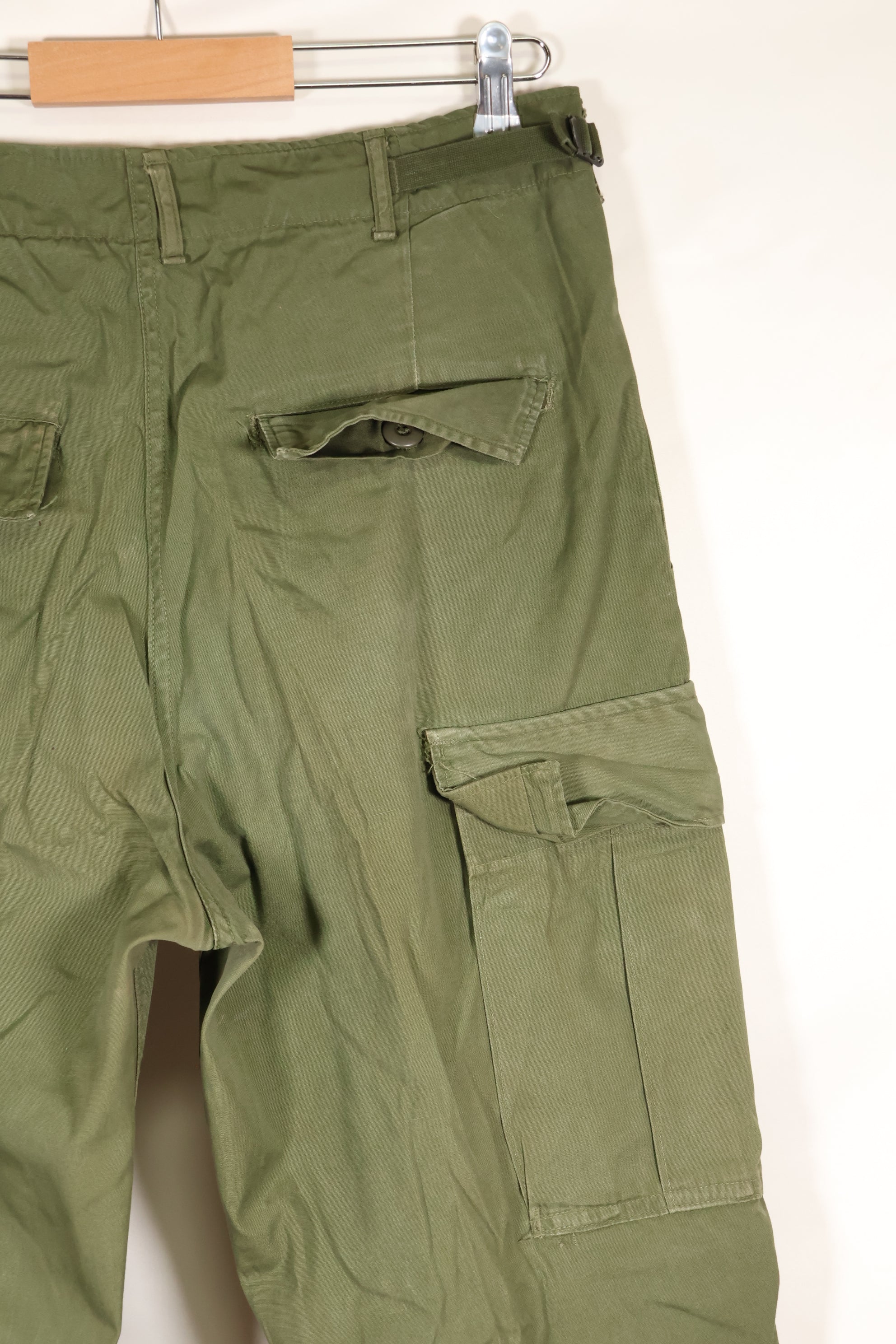 Estimated circa 1967 | S-L | 3rd Model Non-Ripstop Jungle Fatigue Pants | Faded | Used