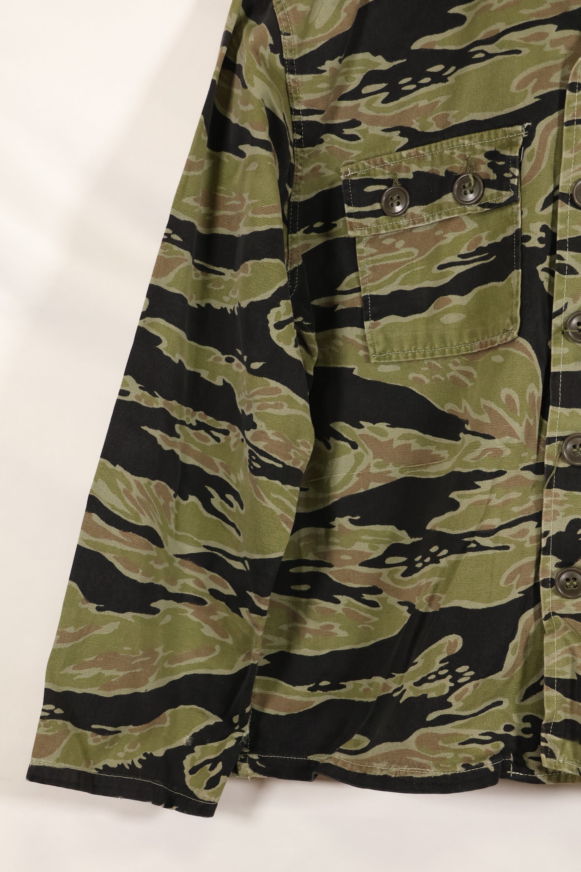 Real Late War Pattern Tiger Stripe Shirt Heavyweight Fabric Used