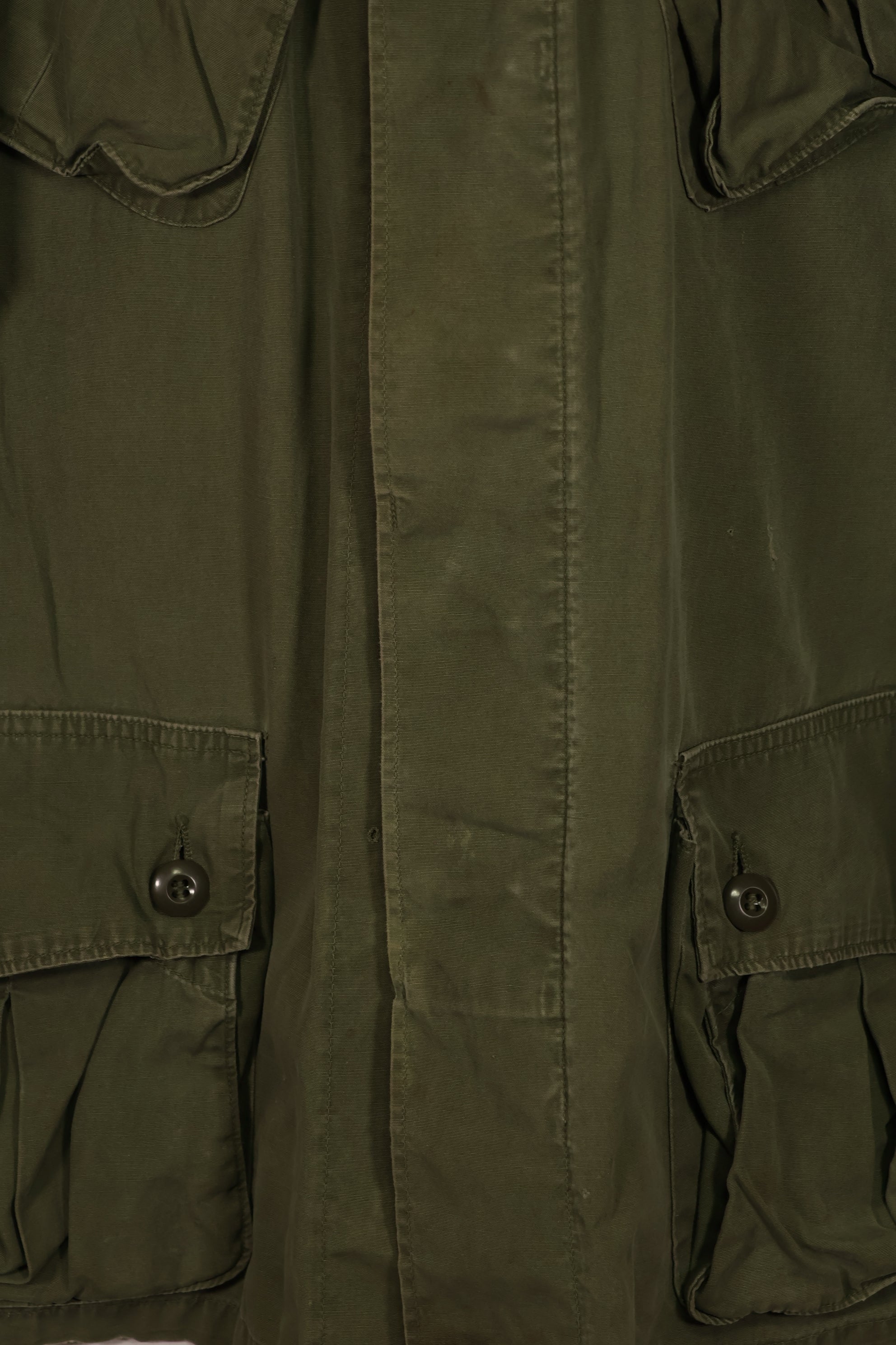 Real 1964 1st Model Jungle Fatigue Jacket, scratches, holes, poor condition.