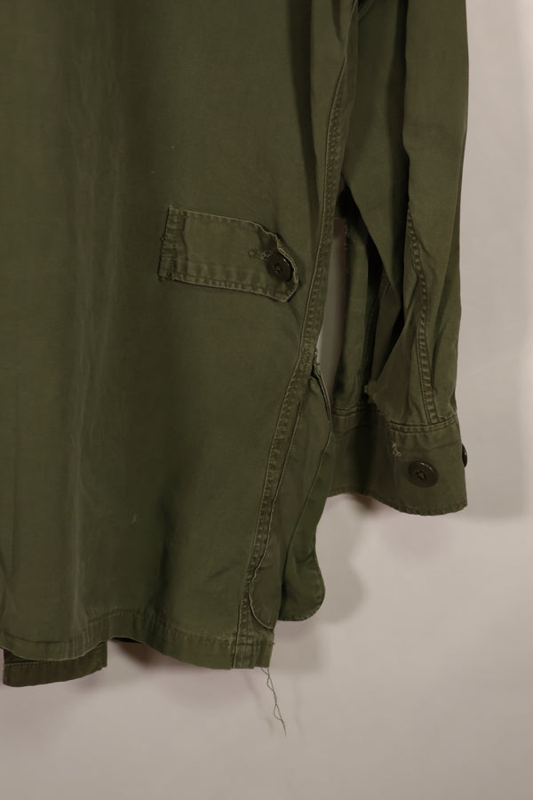 Real 1964 1st Model Jungle Fatigue Jacket, scratches, holes, poor condition.