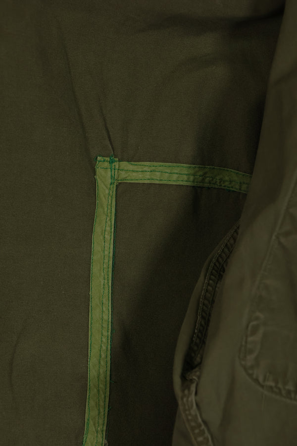 Real 1964 1st Model Jungle Fatigue Jacket, scratches, holes, poor condition.