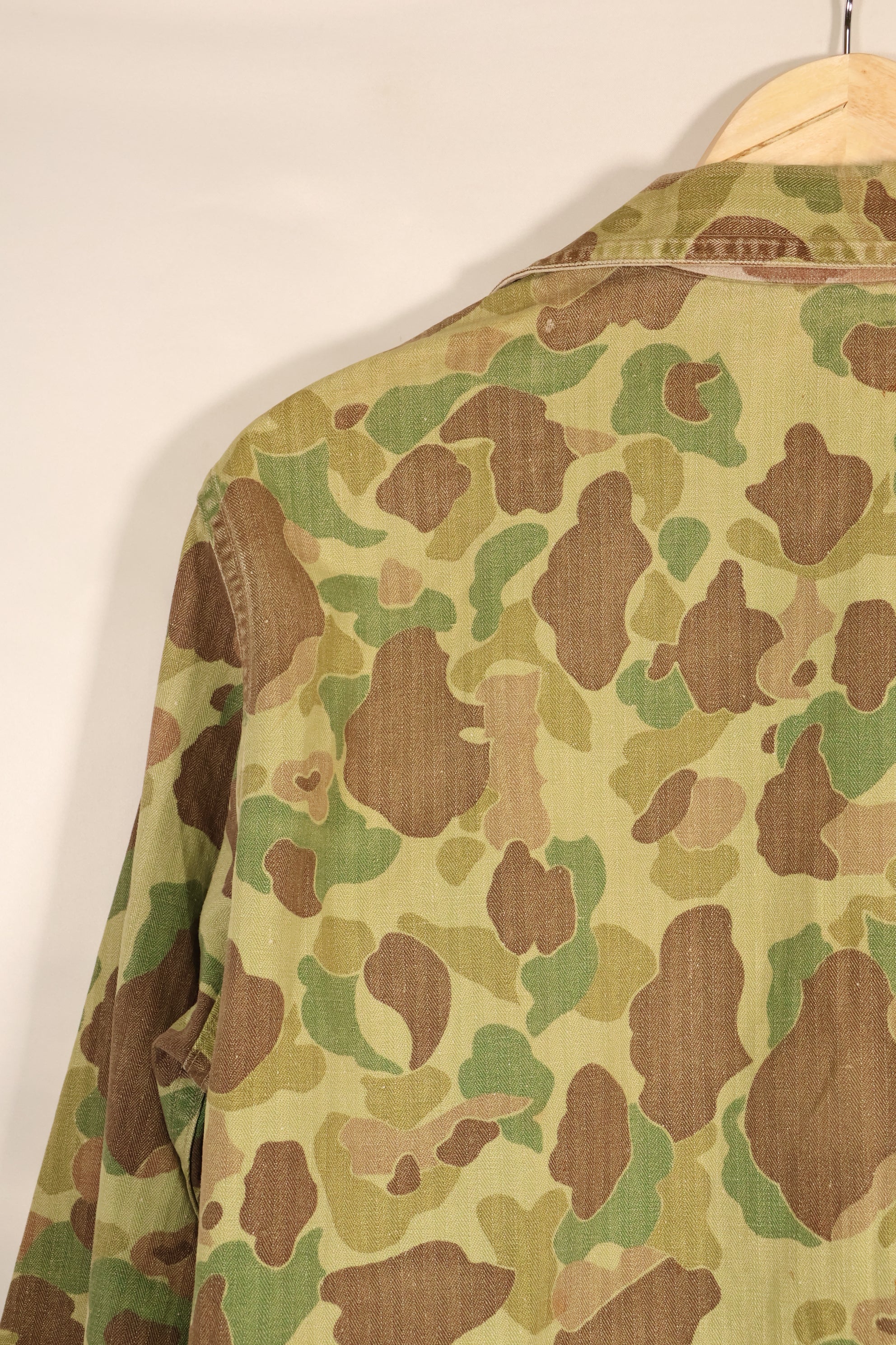 Early 1940s, Estimated Size 42, U.S. Marine Corps, Frogskin Camouflage, P-44 Jacket, Used