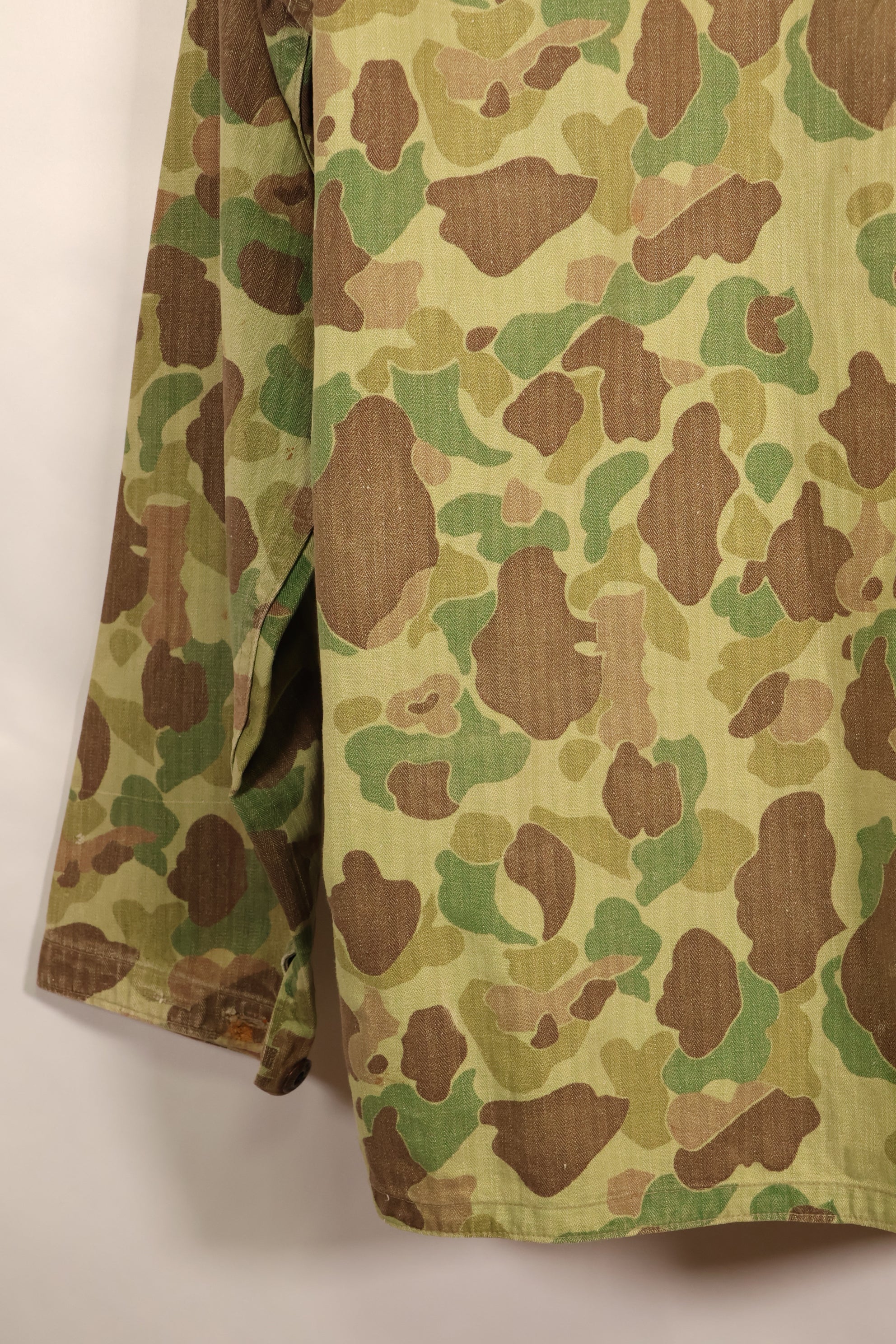 Early 1940s, Estimated Size 42, U.S. Marine Corps, Frogskin Camouflage, P-44 Jacket, Used