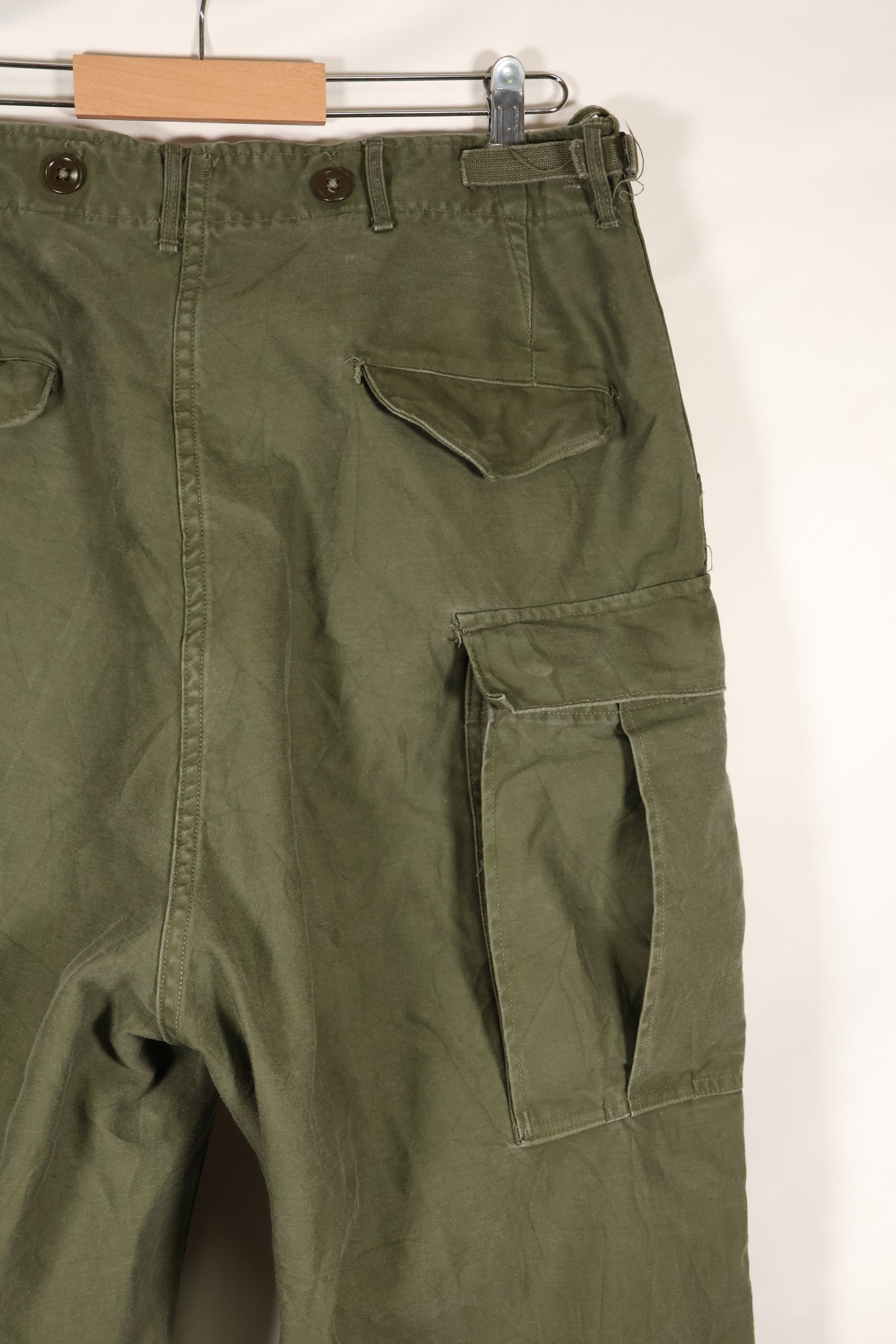 1952 Contract, M-L, U.S. Army, M51 Field Pants, Some Wear, Used